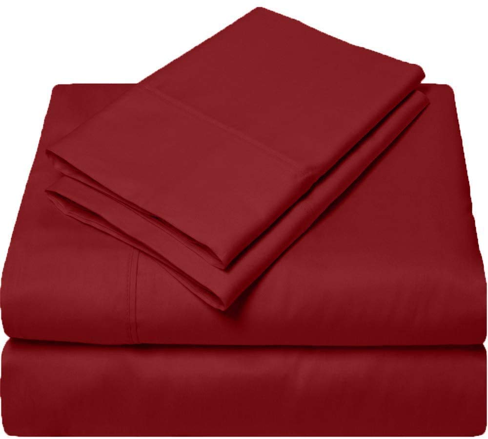 Luxury 800 Thread Count Egyptian Cotton Bed Sheet Set - Super Soft 4-Piece Full Size with 18