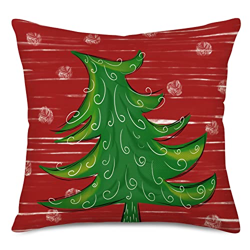 Green Red Xmas Tree