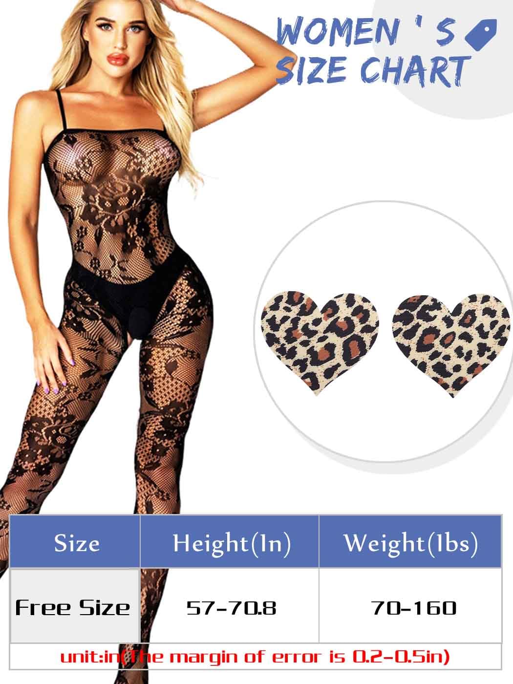 Barcode Women's Fishnet Bodysuit - Sexy Mesh Lingerie Set, Stretchy Body Stockings for Women, Babydoll Teddy Sleepwear - Perfect for Valentine's Day, Boudoir Photoshoots & Romantic Nights