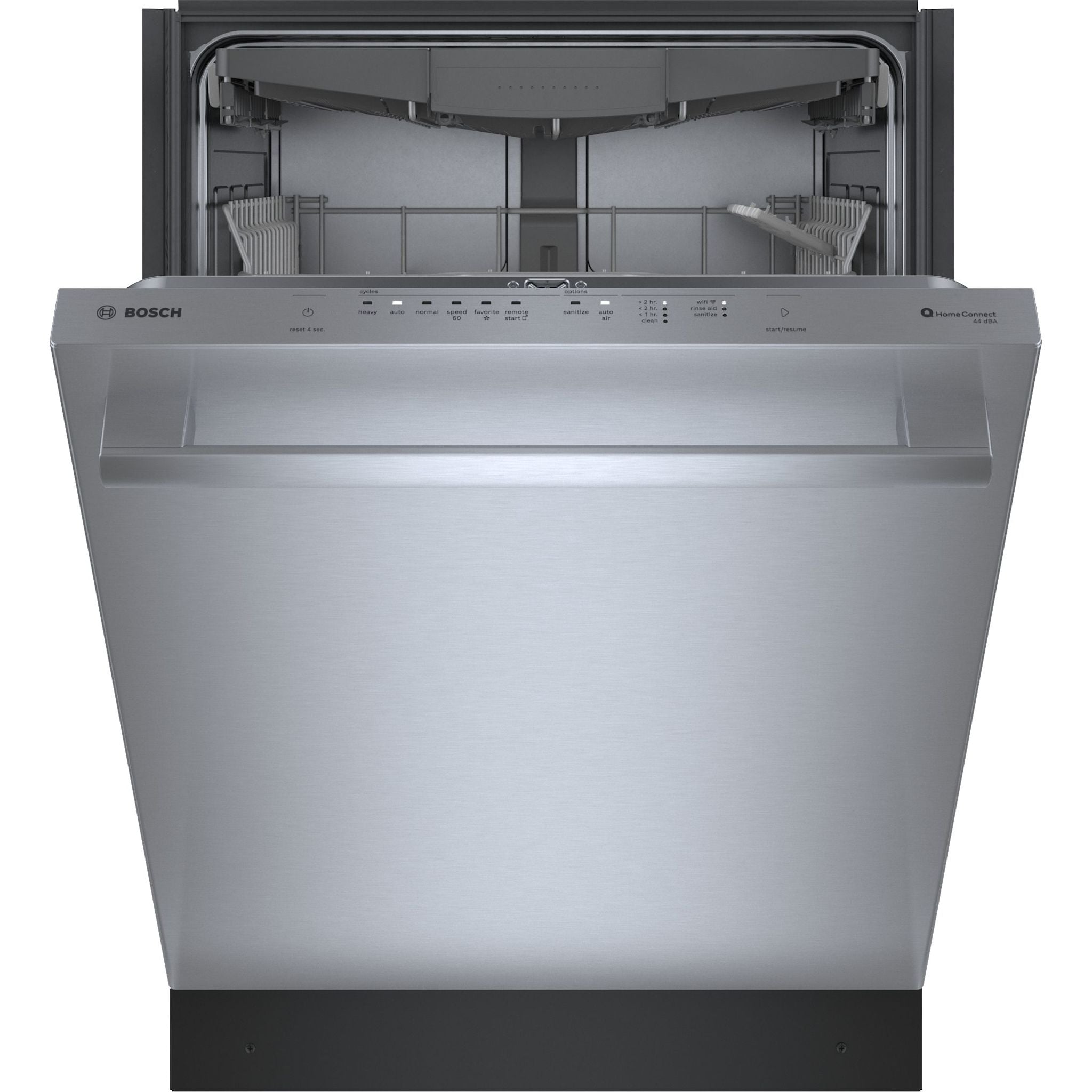Bosch SHX65CM5N Stainless Steel Dishwasher - Energy Star Certified, Ultra Quiet 44 dB, 16 Place Settings - Perfect for Large Families & Open Concept Kitchens