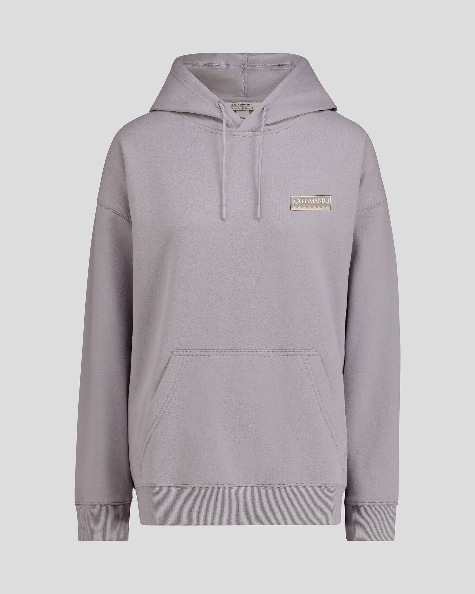 Women's Heritage Logo Slouchy Lightweight Hoodie - Light Haze | Cozy Pullover Sweatshirt for Casual Wear, Lounge & Outdoor Activities
