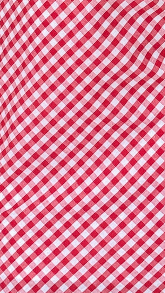 Jaiana Tie Top Women's Blouse - Floral Print Picnic Red - Perfect for Summer Outings, Beach Trips, and Casual Dates