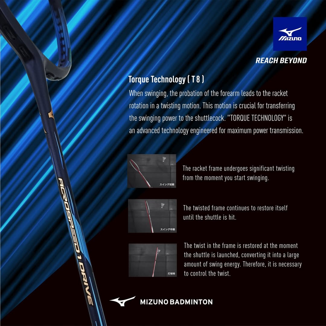 Mizuno Acrospeed 1 Drive Golf Shoes for Men - Lightweight & Comfortable Blue Spiked Golf Shoes - Perfect for Driving Range & Tournament Play