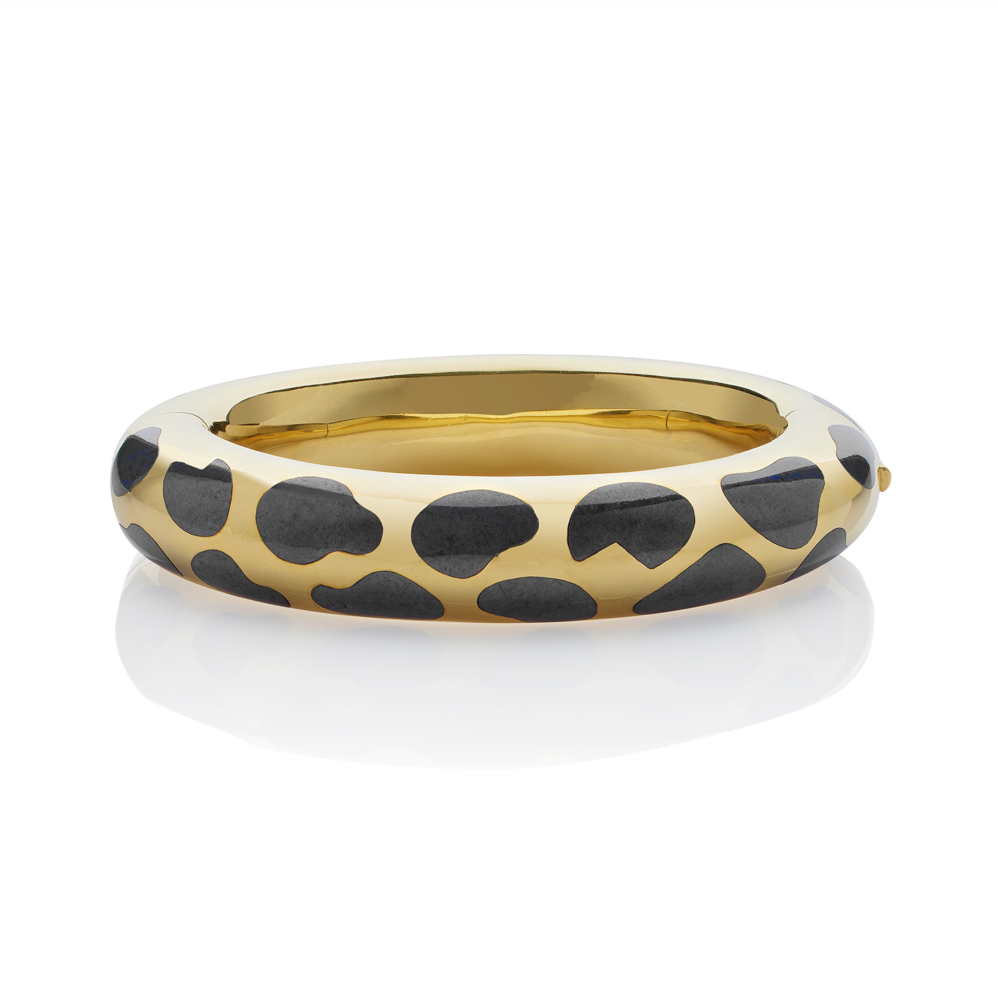 Angela Cummings for Tiffany & Co. Black Jade Bangle Bracelet - Elegant Statement Jewelry for Women, Perfect for Parties, Weddings & Special Occasions