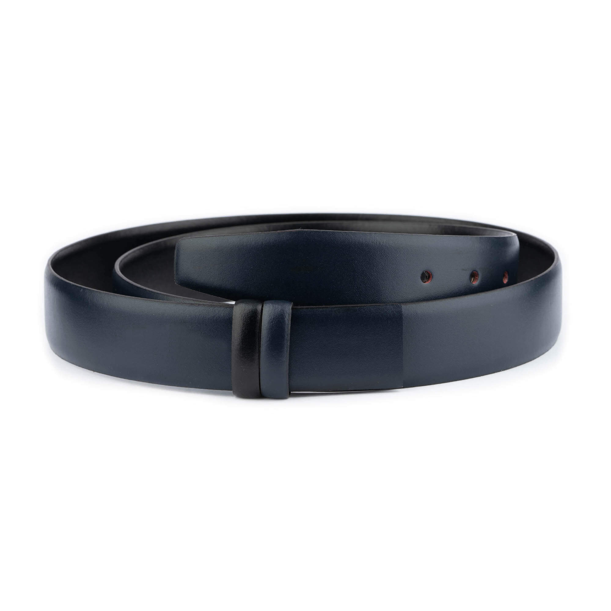 Montblanc Replacement Leather Belt for Men - Reversible Blue & Black Strap - Perfect for Office, Business & Formal Occasions