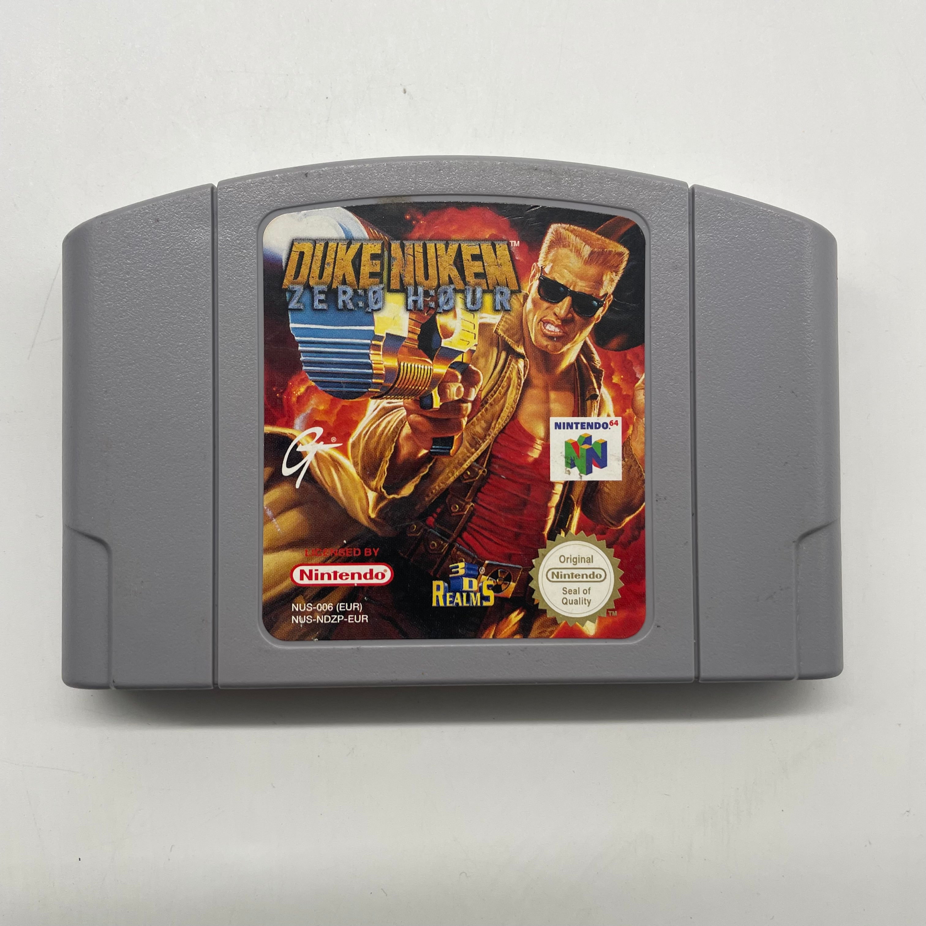 Duke Nukem Zero Hour N64 Game Cartridge - Nintendo 64 Retro Video Game - Classic Shooter Action for N64 Console - Perfect for Collectors & Retro Gaming Enthusiasts
