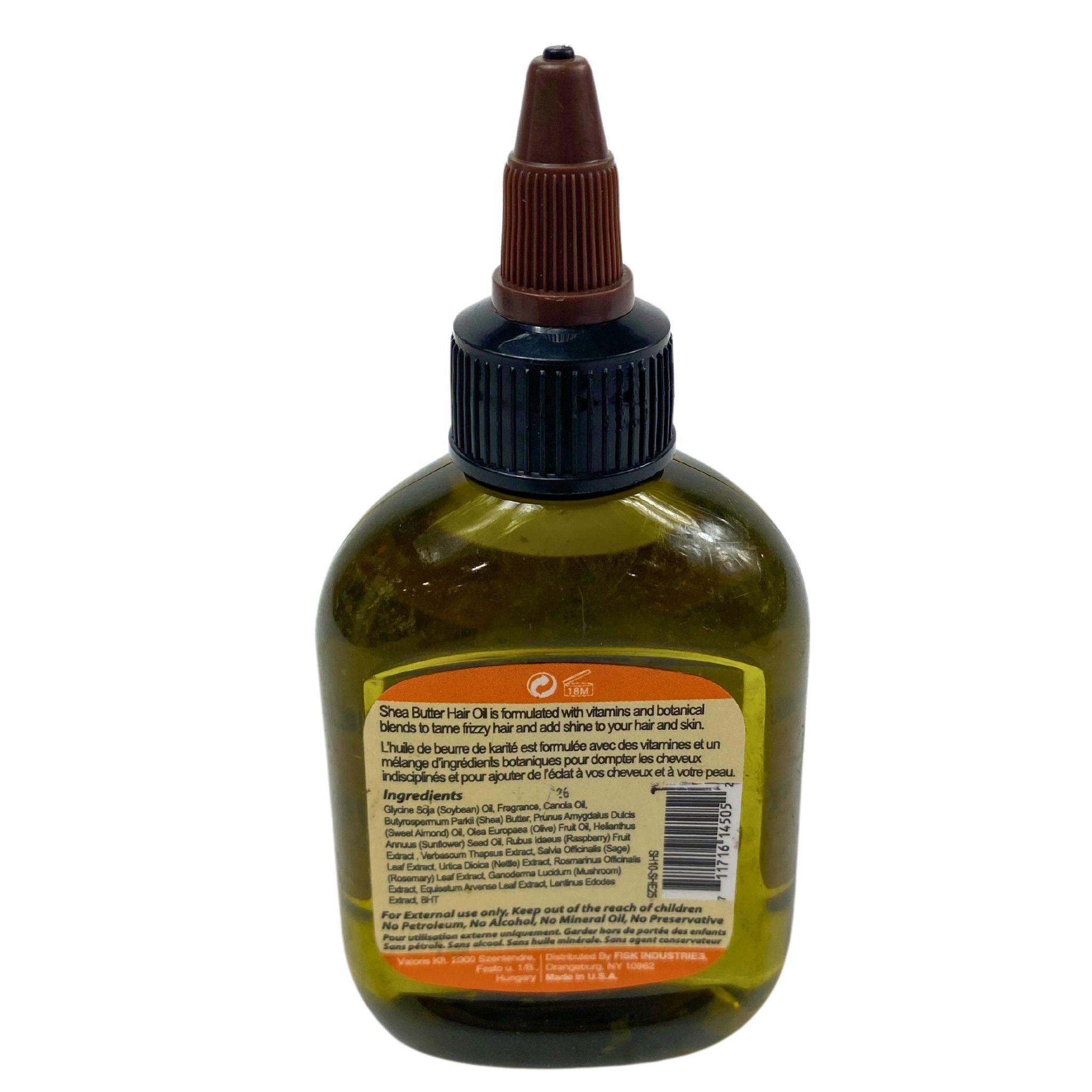 Difeel Sunflower Mega Care Shea Butter Hair Oil - 2.5 oz (75 mL) - Pack of 80 - Deep Moisturizing Treatment for Dry, Damaged Hair - Perfect for Daily Hair Care & Salon Use