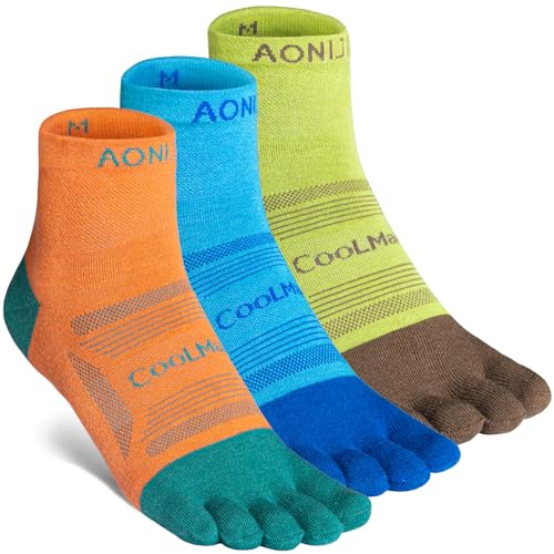 E4838# 3 Pairs/Orange, Blue, Fruit Green