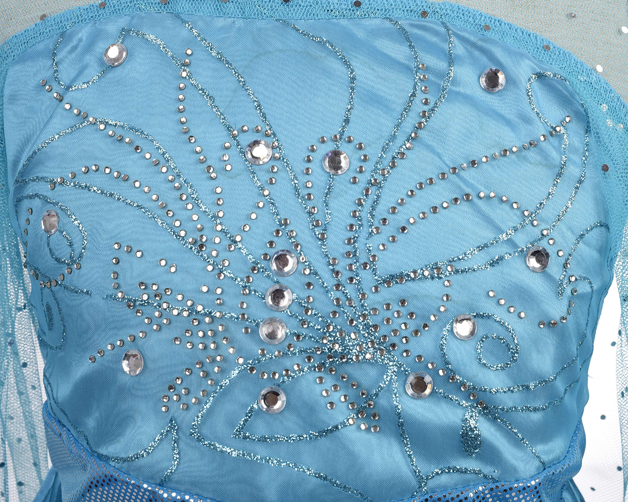 Elegant Daisy Toddler Girls' Ice Princess Dress Costume for Birthday, Halloween & Christmas | Fancy Party Dresses for Special Occasions & Photo Shoots