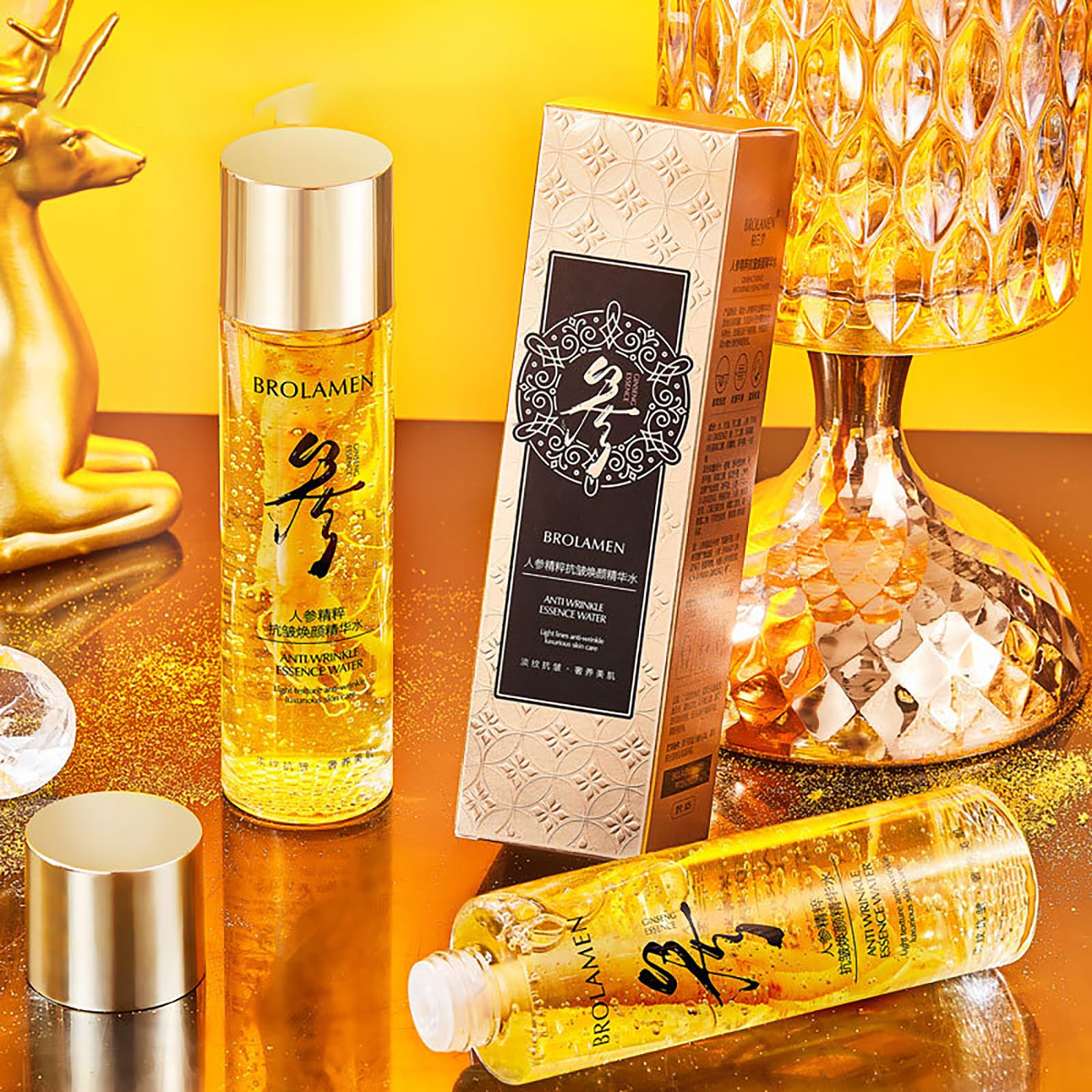 Premium Korean Red Ginseng Extract Serum - Anti-Aging Face Treatment with Ginseng Peptide for Wrinkle Reduction & Skin Firming | Collagen Boosting Essence Oil to Combat Sagging & Fine Lines (1 Bottle) - Perfect for Nighttime Skincare Routine & Mature Skin Care Regimen