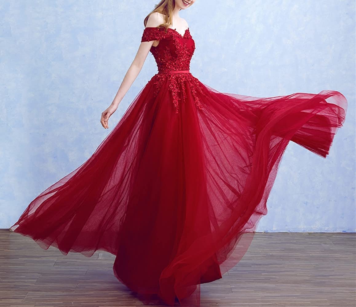 Elegant Off-the-Shoulder Long Formal Evening Dress for Women - Lime Green Prom Gown for Special Occasions | Perfect for Weddings, Galas & Red Carpet Events