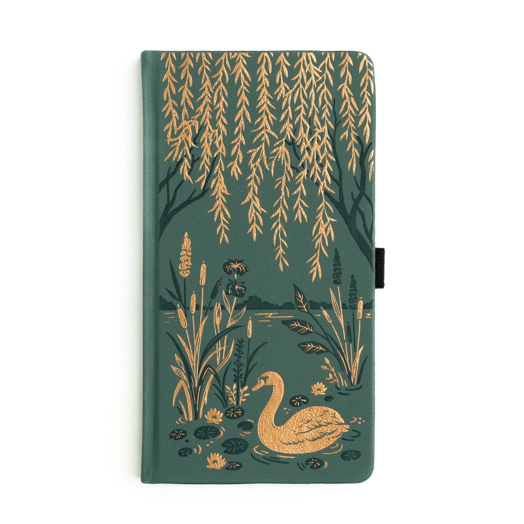 Archer and Olive TN Swan Pond Dot Grid Notebook - A5 Hardcover Bullet Journal for Planning, Sketching & Note Taking - Perfect for Students, Artists & Professionals