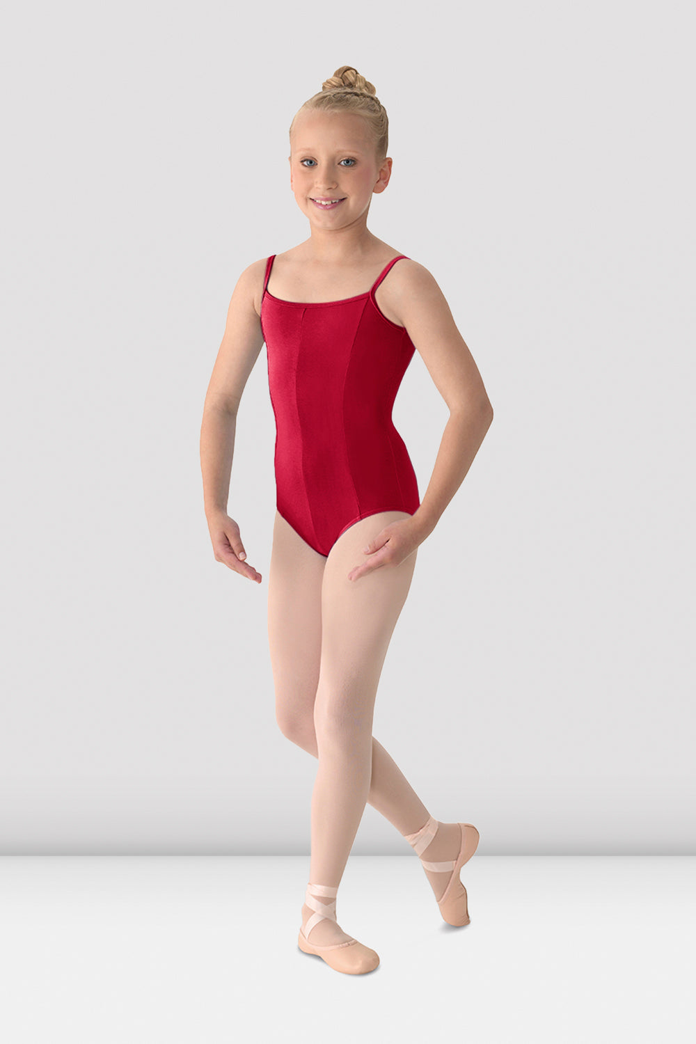 Girls Mirella Princess Seam V Front Camisole Leotard - Ballet Dancewear for Kids & Toddlers - Perfect for Dance Class, Recitals & Performance