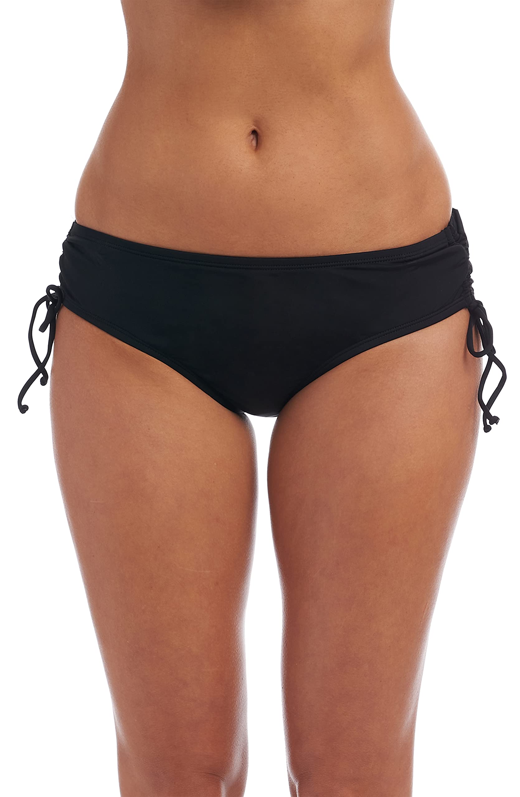 AMAVI High Waisted Side Tie Bikini Bottom - Sexy Hipster Swimwear for Women | Perfect for Beach Vacations, Pool Parties & Summer Getaways