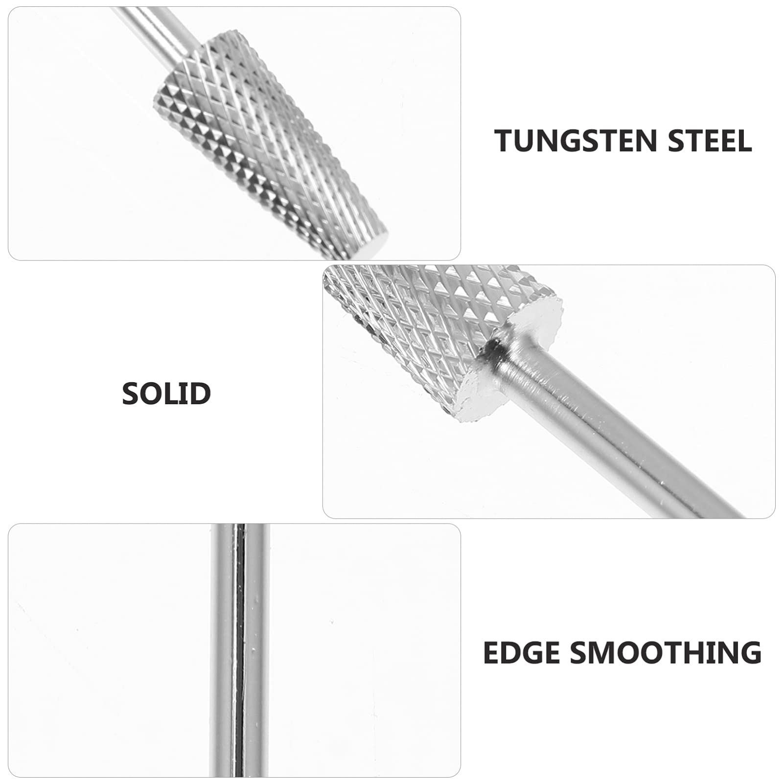 FOMIYES Professional Pedicure & Manicure Drill Bits Set - Tungsten Carbide Rotary Burr Carving Bits for Electric Nail Drill - Perfect for Nail Art, Salon & Home Use - Durable & Precise Nail Grinding Heads for Smooth & Safe Pedicures