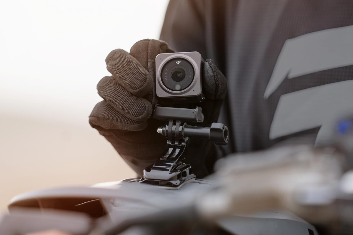 DJI Action 2 Magnetic Adapter Mount - Secure & Versatile Camera Mount for Action Cameras - Perfect for Vlogging, Cycling, Skiing & Outdoor Adventures