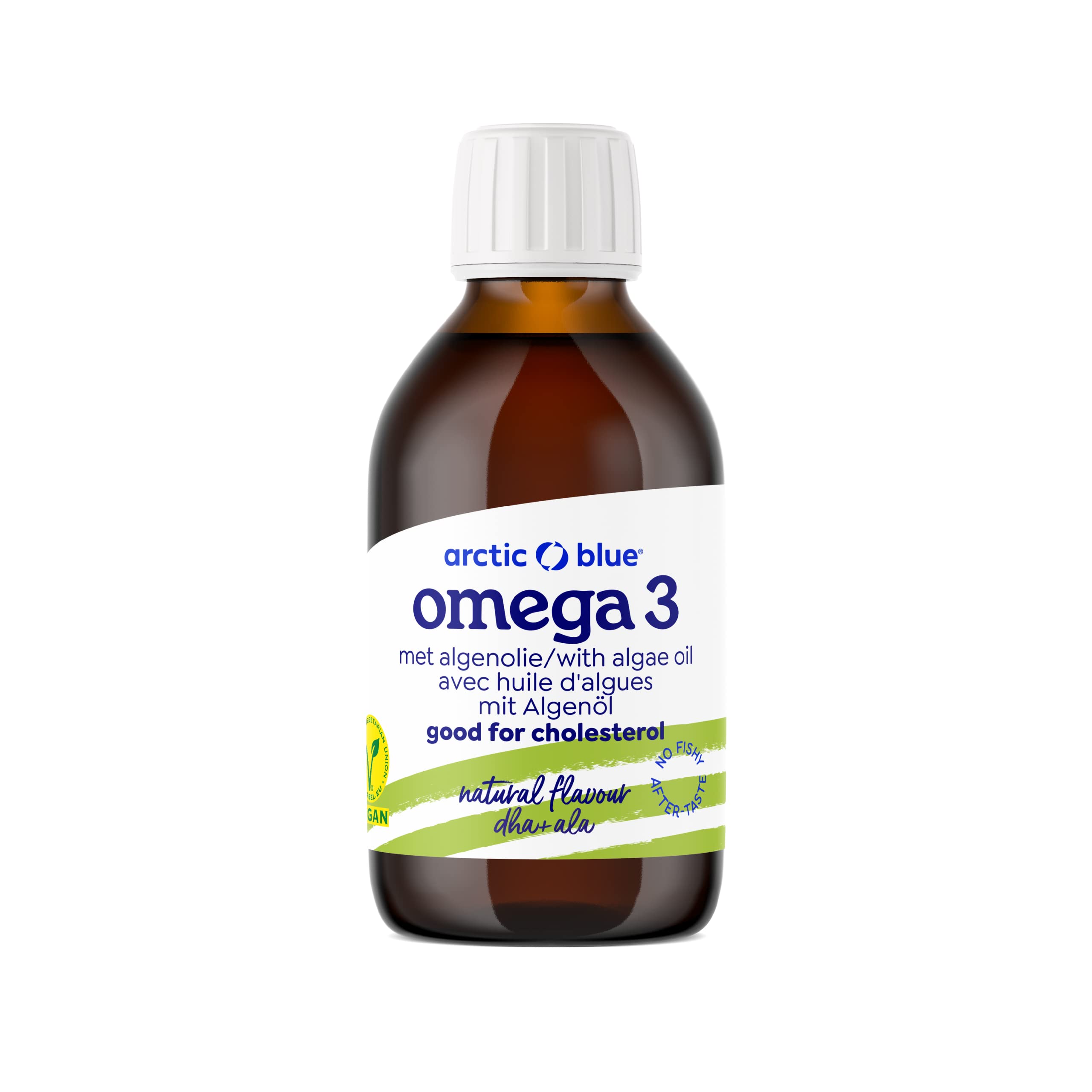 Premium Arctic Blue Algae Oil DHA + Organic Flaxseed Oil ALA 150ml - Brain & Heart Health Supplement for Adults & Kids - Supports Memory, Focus & Cognitive Function - Perfect for Daily Wellness & Study Support