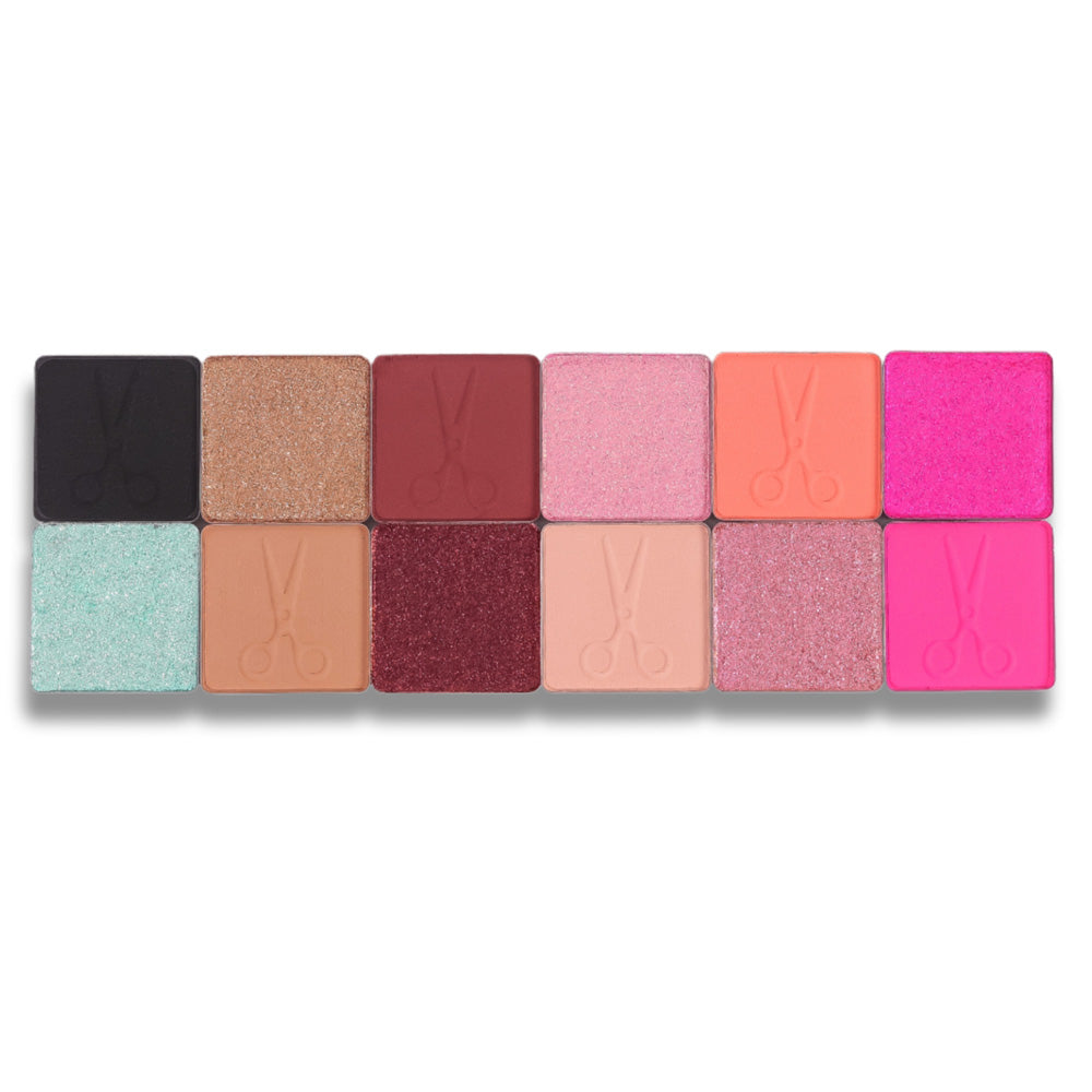 Blend Bunny Cosmetics Plastic Eyeshadow Palette - Vegan & Cruelty-Free Makeup Palette for Professional & Everyday Use - Perfect for Makeup Artists, Beauty Enthusiasts & Gift Giving