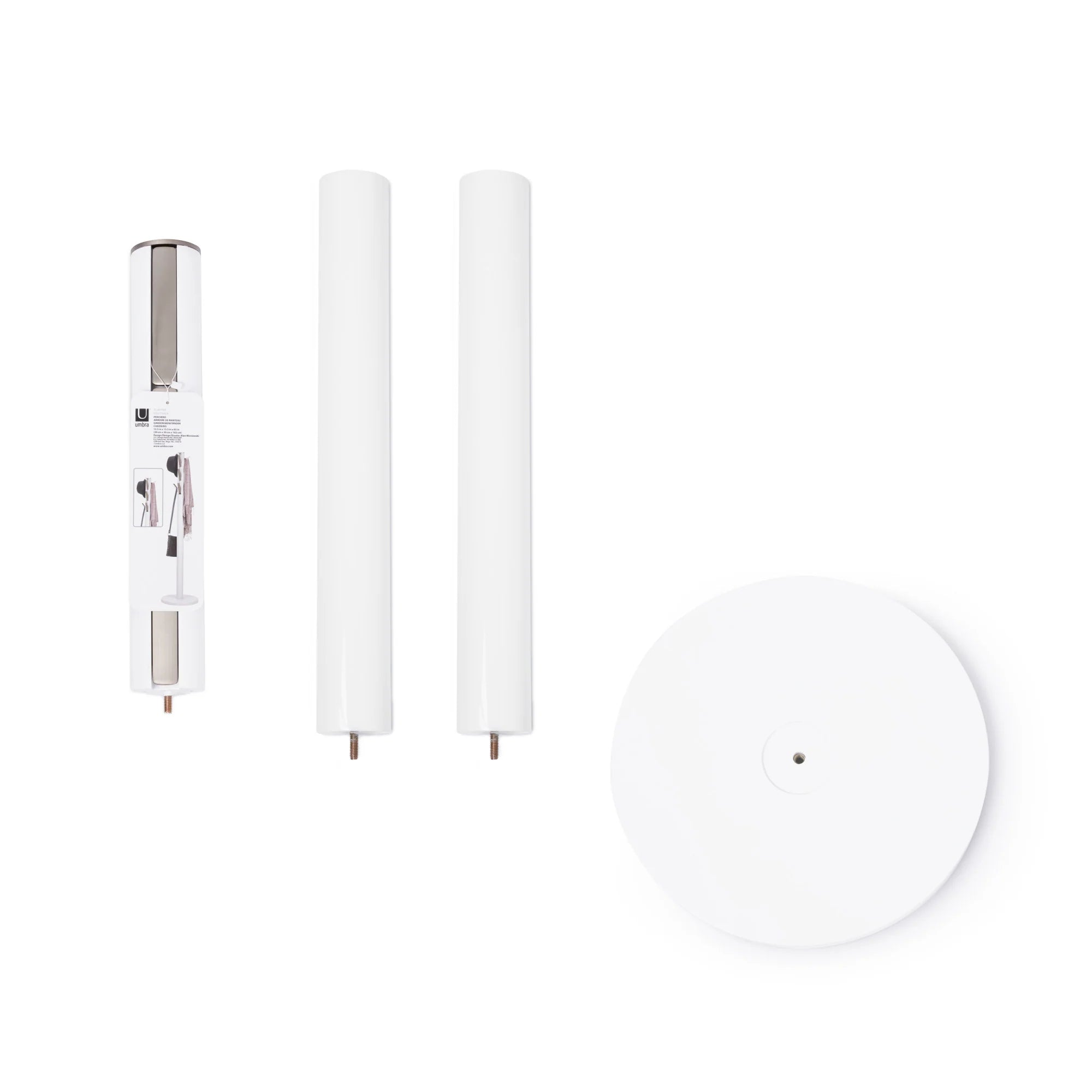 White Flapper Coat Rack - Vintage Style Wall Mounted Hooks for Entryway, Bedroom & Hallway Organization