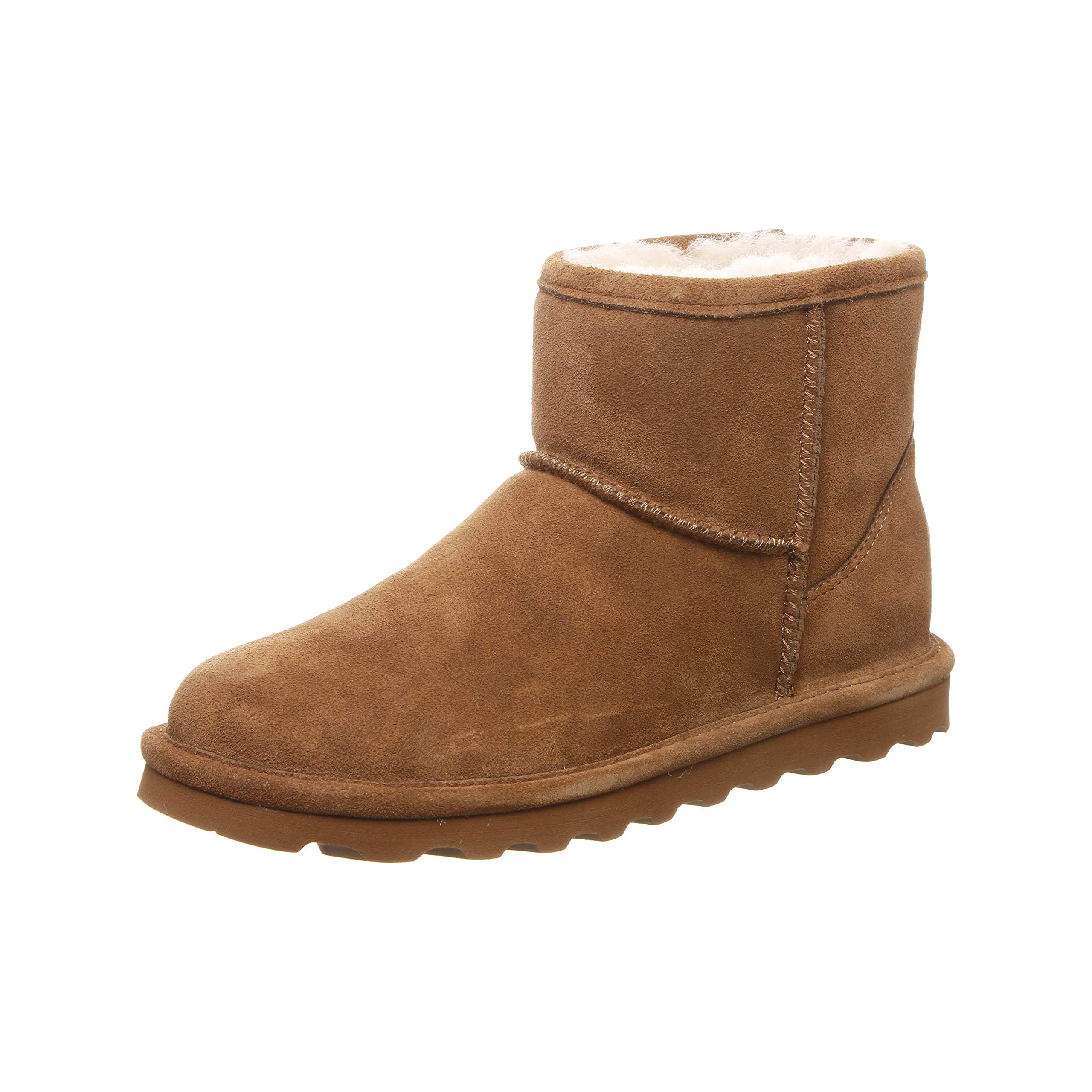 BEARPAW Women's Alyssa Ankle Boots - Slip On Winter Boots for Women in Multiple Colors | Warm & Comfortable Snow Boots | Perfect for Casual Outfits, Winter Hiking & Cold Weather Activities