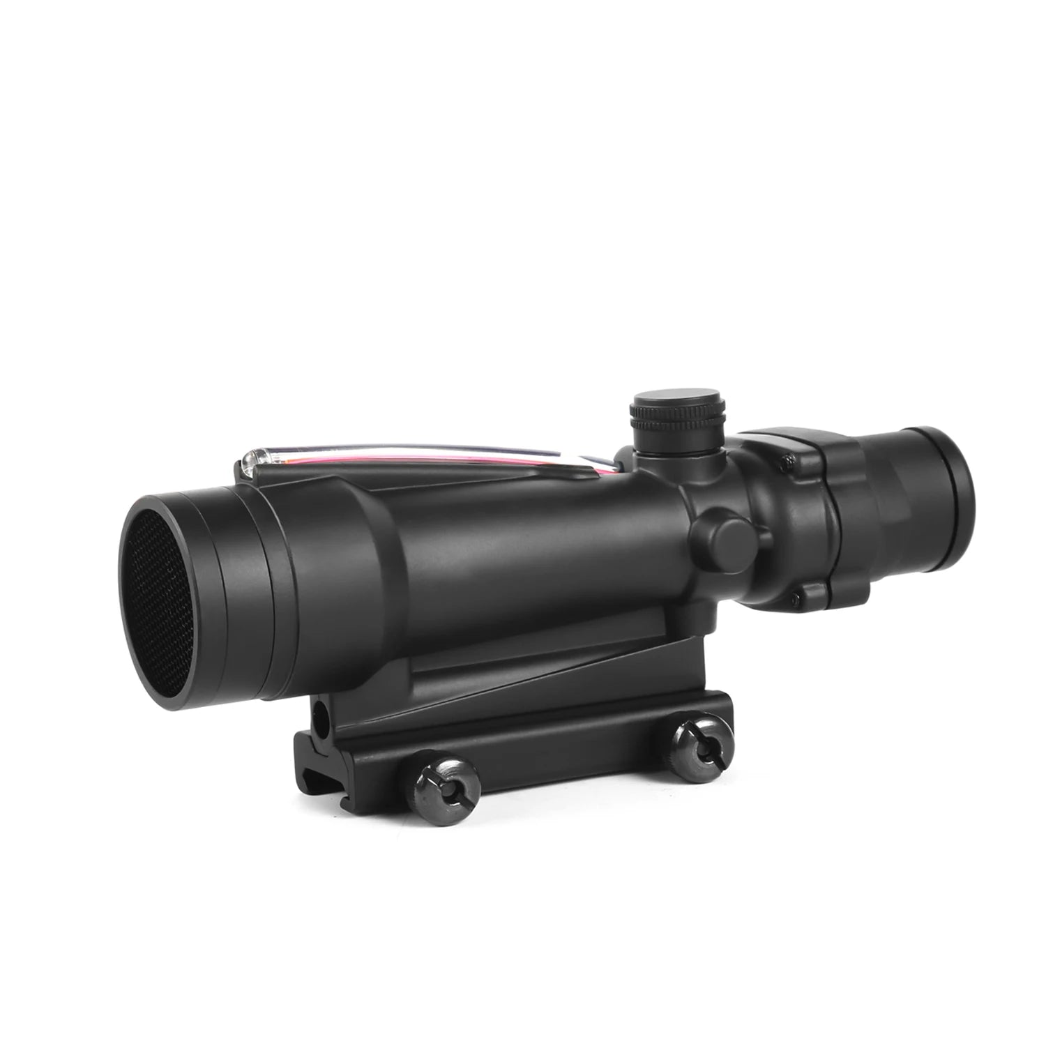 5X35 Hunting Rifle Scope with Real Fiber Optics - Red Dot Holographic Illuminated Etched Reticle for Tactical Shooting | Perfect for Hunting, Target Practice & Outdoor Adventures