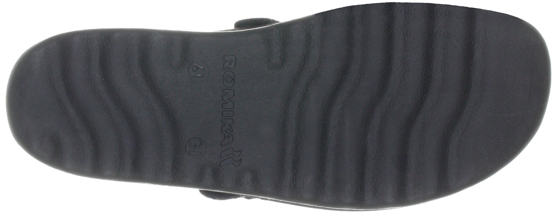 Romika Men's Large Home Slippers Clogs - Size 48 (US 14) - Comfortable Indoor/Outdoor House Shoes for Relaxing at Home, Garden or Backyard