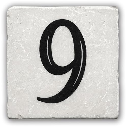 Beige Number Tile-6/9