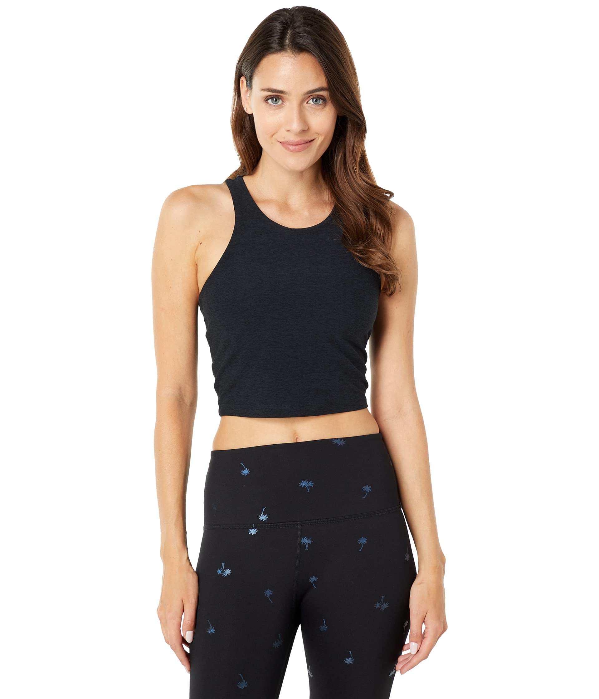 Beyond Yoga Women's Spacedye Focus Cropped Tank - Soft Workout Top for Yoga, Gym & Running - Breathable & Stretchy Activewear for Women