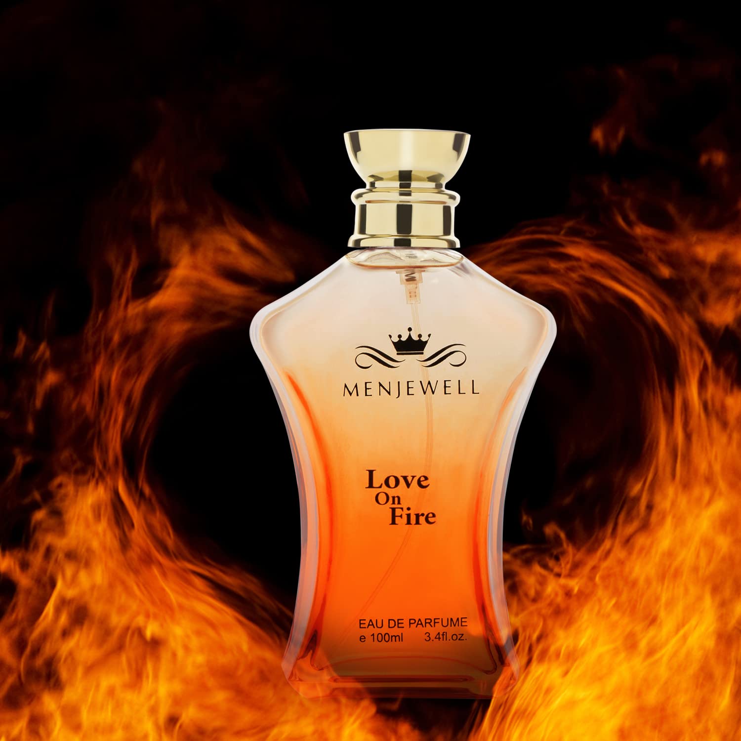 Love On Fire Classic Eau De Parfum for Men - 100ml | Premium Fragrance Spray | Long-Lasting Scent | Gift for Him | Perfect for Date Night & Special Occasions