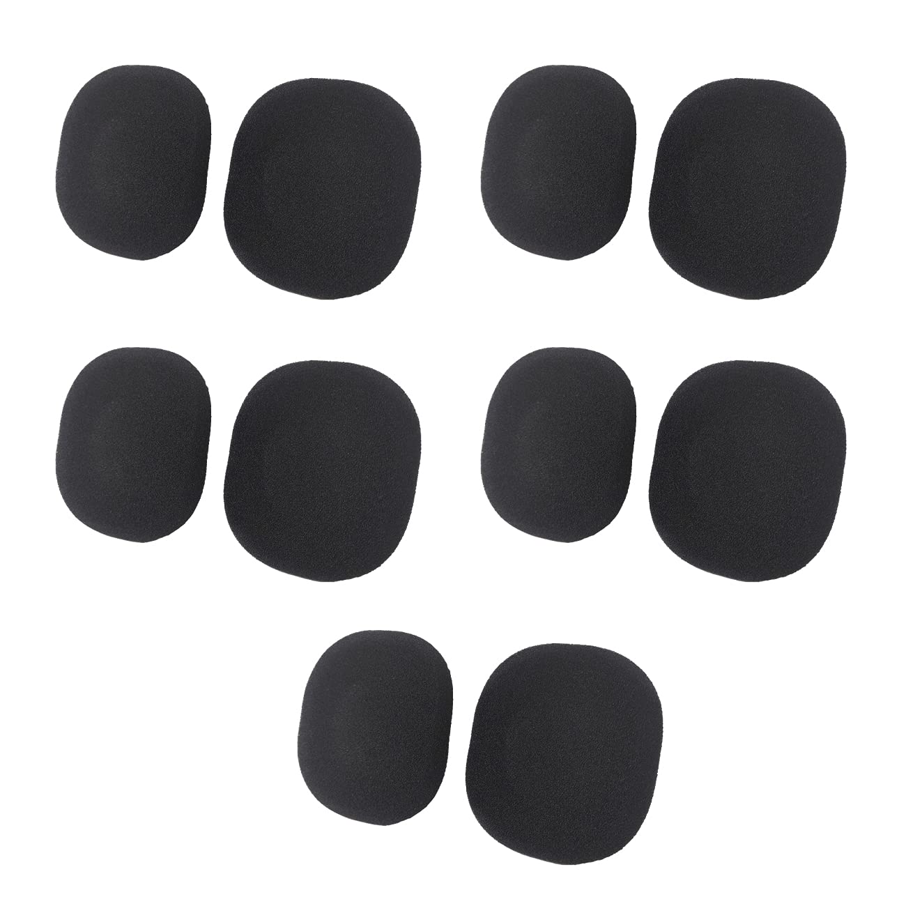 Blue Parrott B350-XT Bluetooth Headset Replacement Foam Earpad Cushions (1st Gen B350-XT #203475) - 10pc Comfort Kit by Global Teck - Perfect for Long Calls, Trucking & Office Use