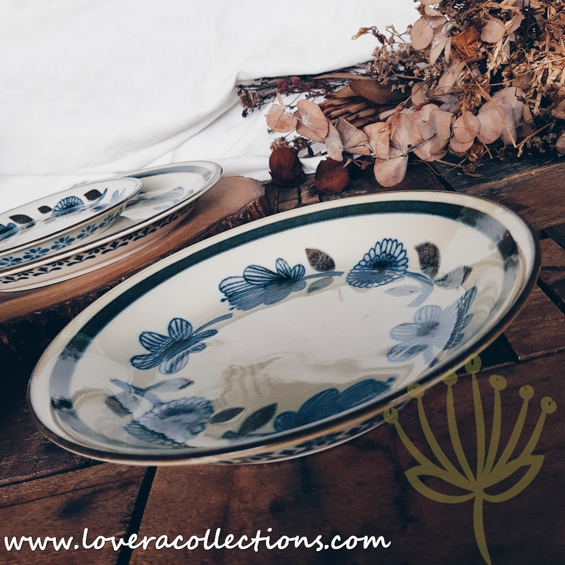 Scandinavian Floral Dinnerware Set - Elegant Porcelain Plates & Bowls for Home Dining & Entertaining - Perfect for Everyday Meals, Parties & Special Occasions