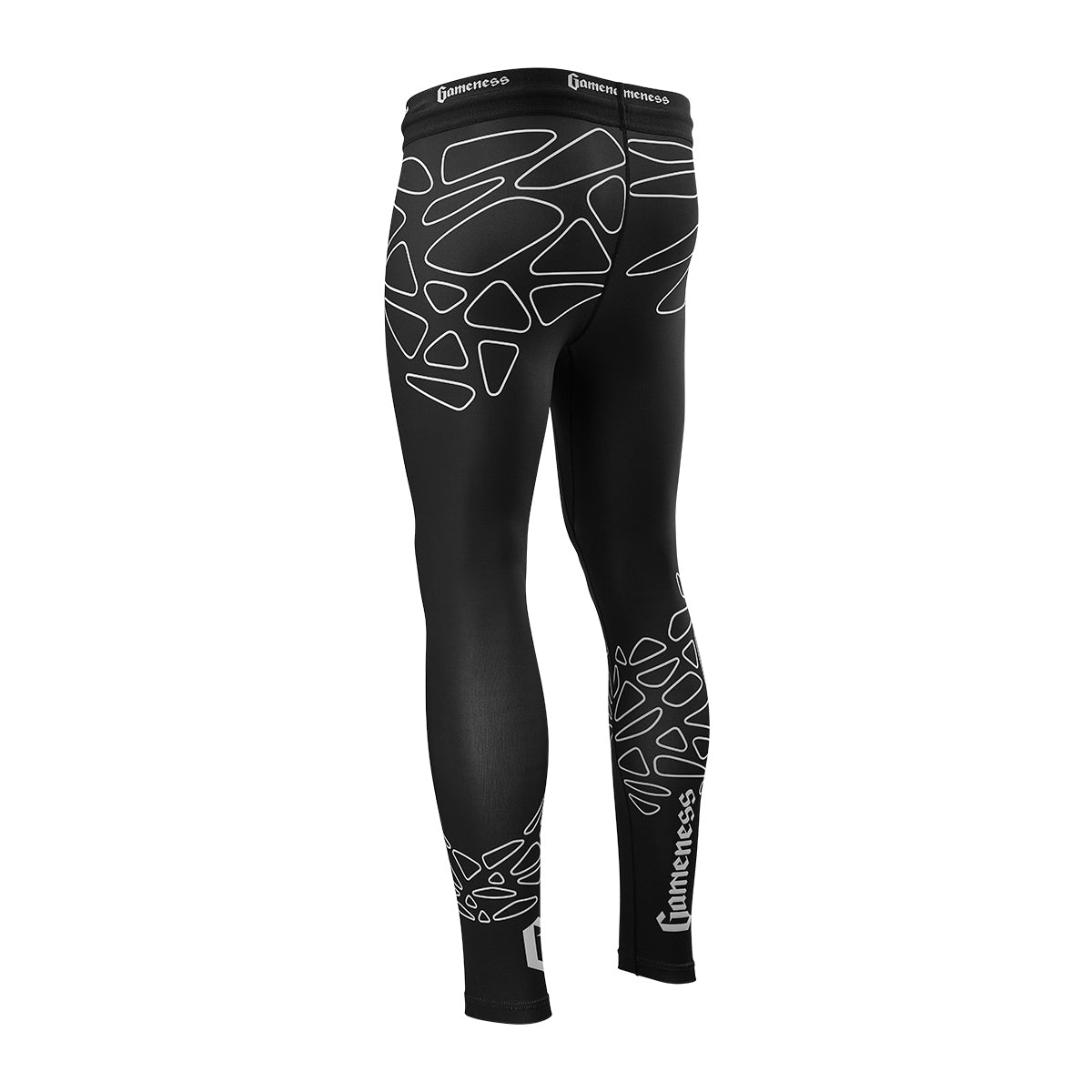 Gameness Men's Grappling Spats - Lightweight Compression Pants for BJJ, MMA & Wrestling - Perfect for Training, Competition & Gym Workouts