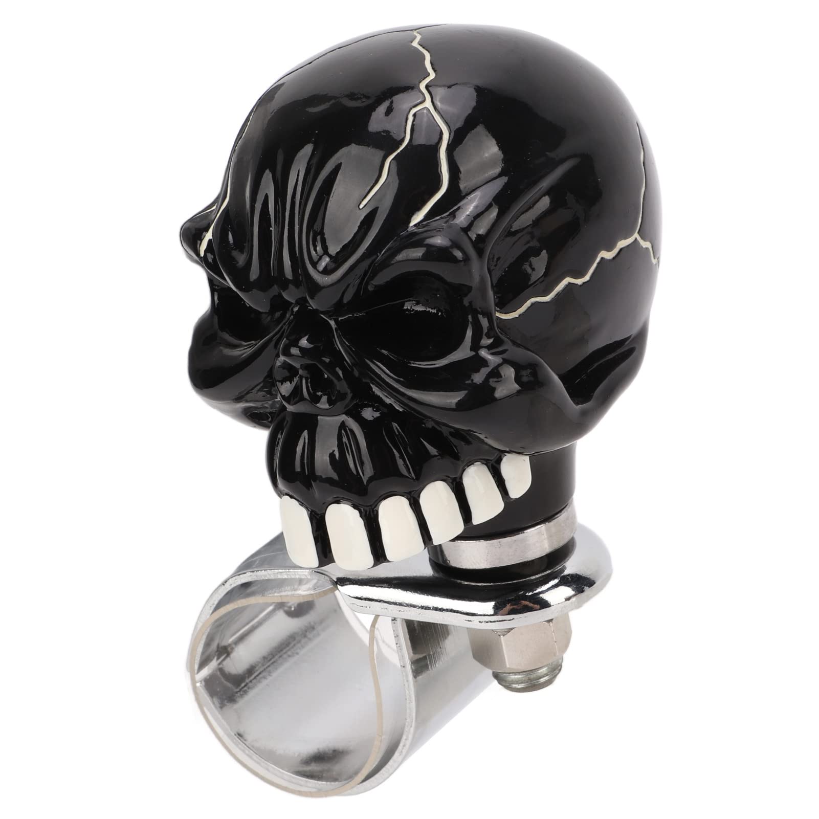 Astibym Universal Steering Wheel Spinner Knob - Non-Slip Decorative Suicide Knob for Cars, SUVs & Tractors (Black) | Easy Steering Control for Off-Road & Farm Vehicles