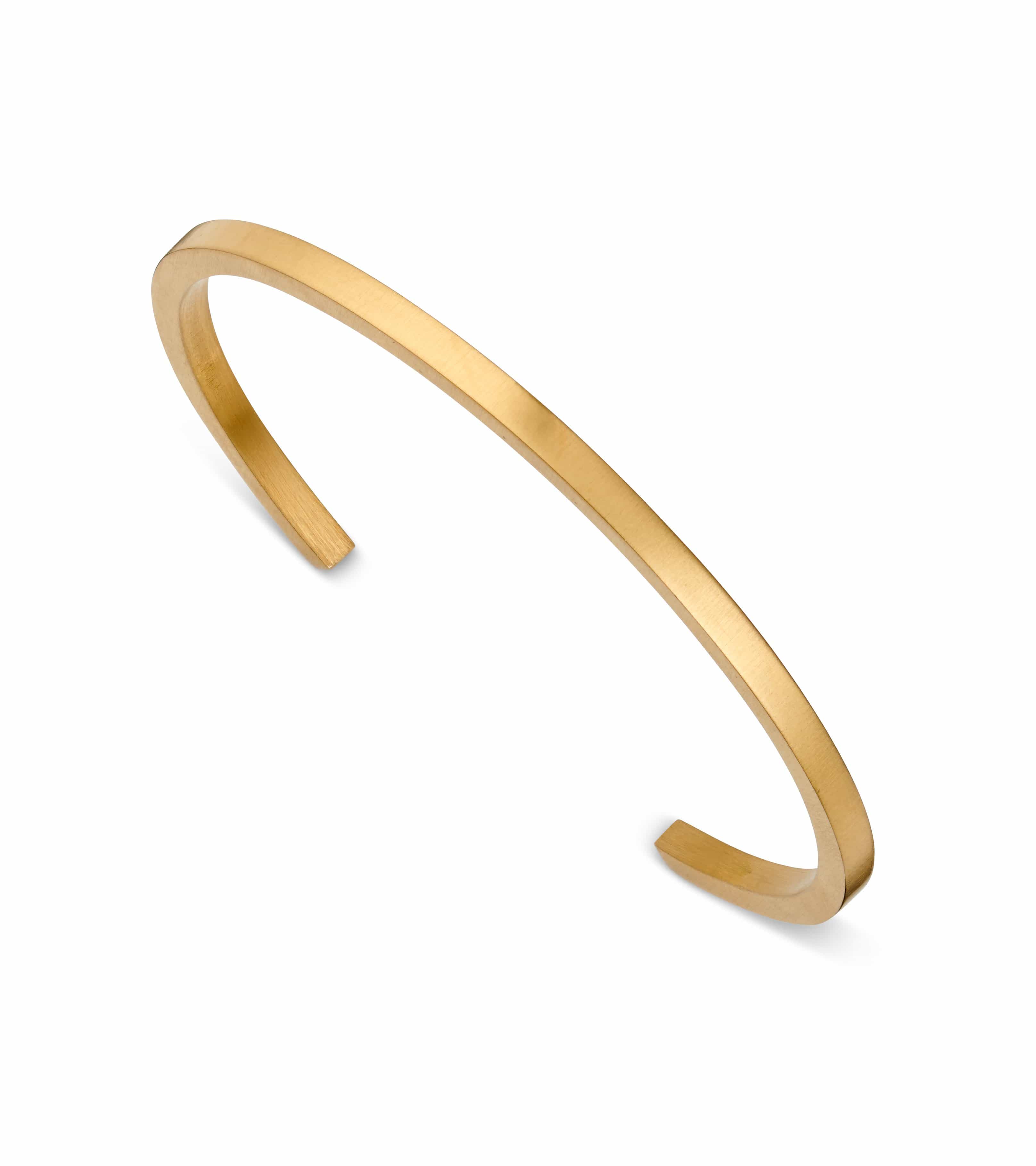 Ilse Collection 316L Stainless Steel Gold Bangle Bracelet for Women - Hypoallergenic, Tarnish-Free Jewelry - Perfect for Everyday Wear, Parties & Gifts