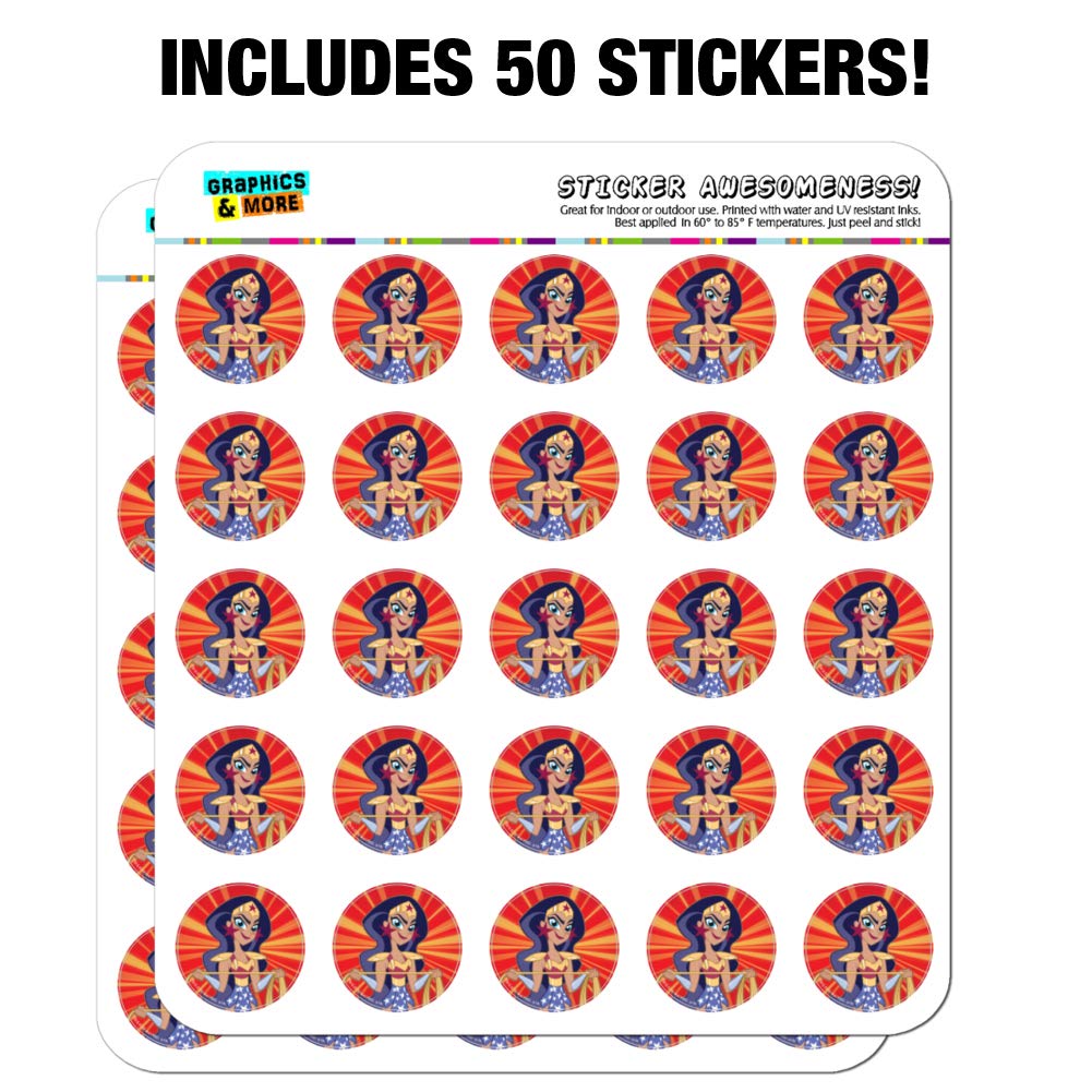 DC Super Hero Girls Wonder Woman Planner Calendar - Scrapbooking Stickers for DIY Crafting, School Supplies & Journaling - Perfect for Bullet Journals, Scrapbooks & Gift Giving