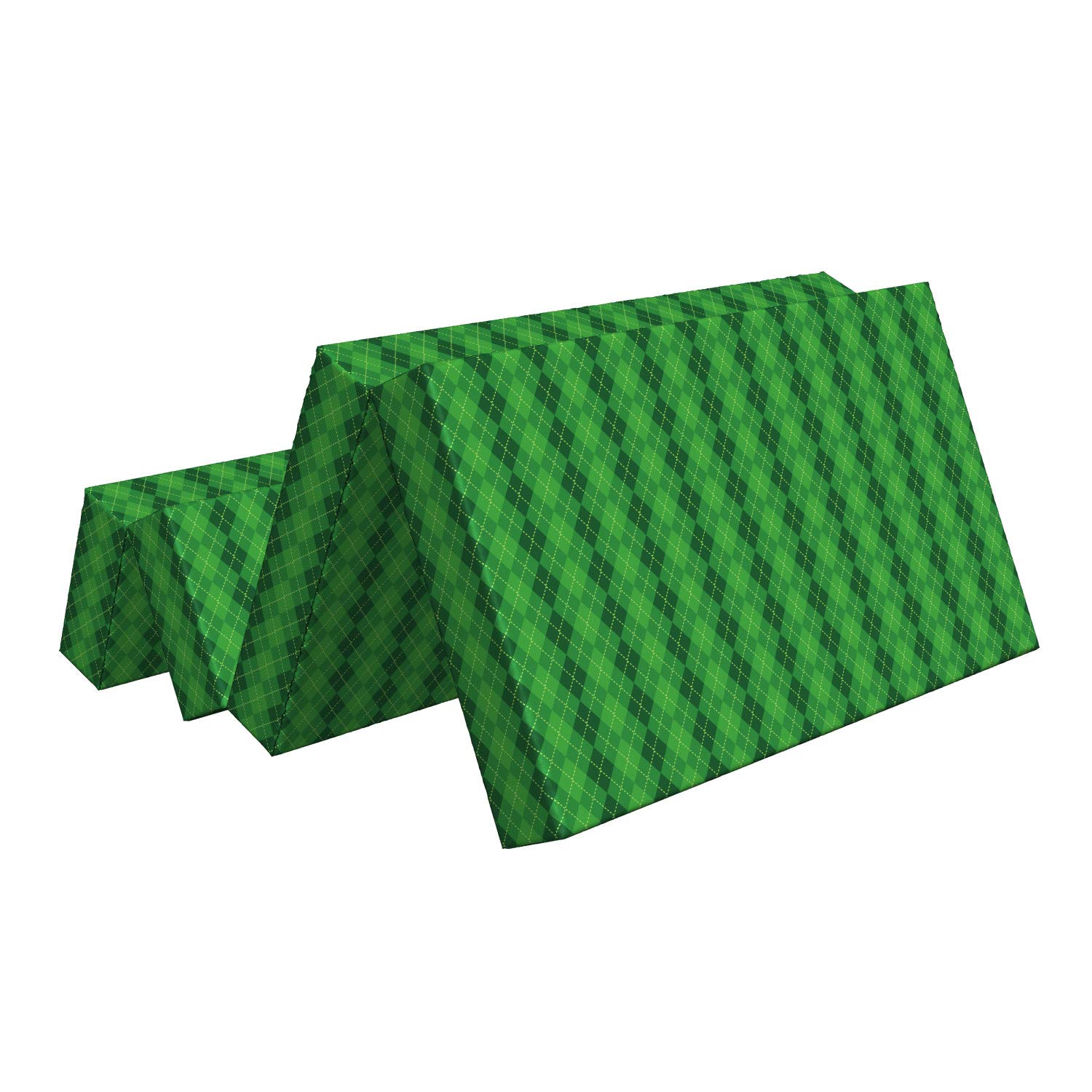 Ambesonne Irish Foldable Mattress - Tartan Plaid Design, 78.7