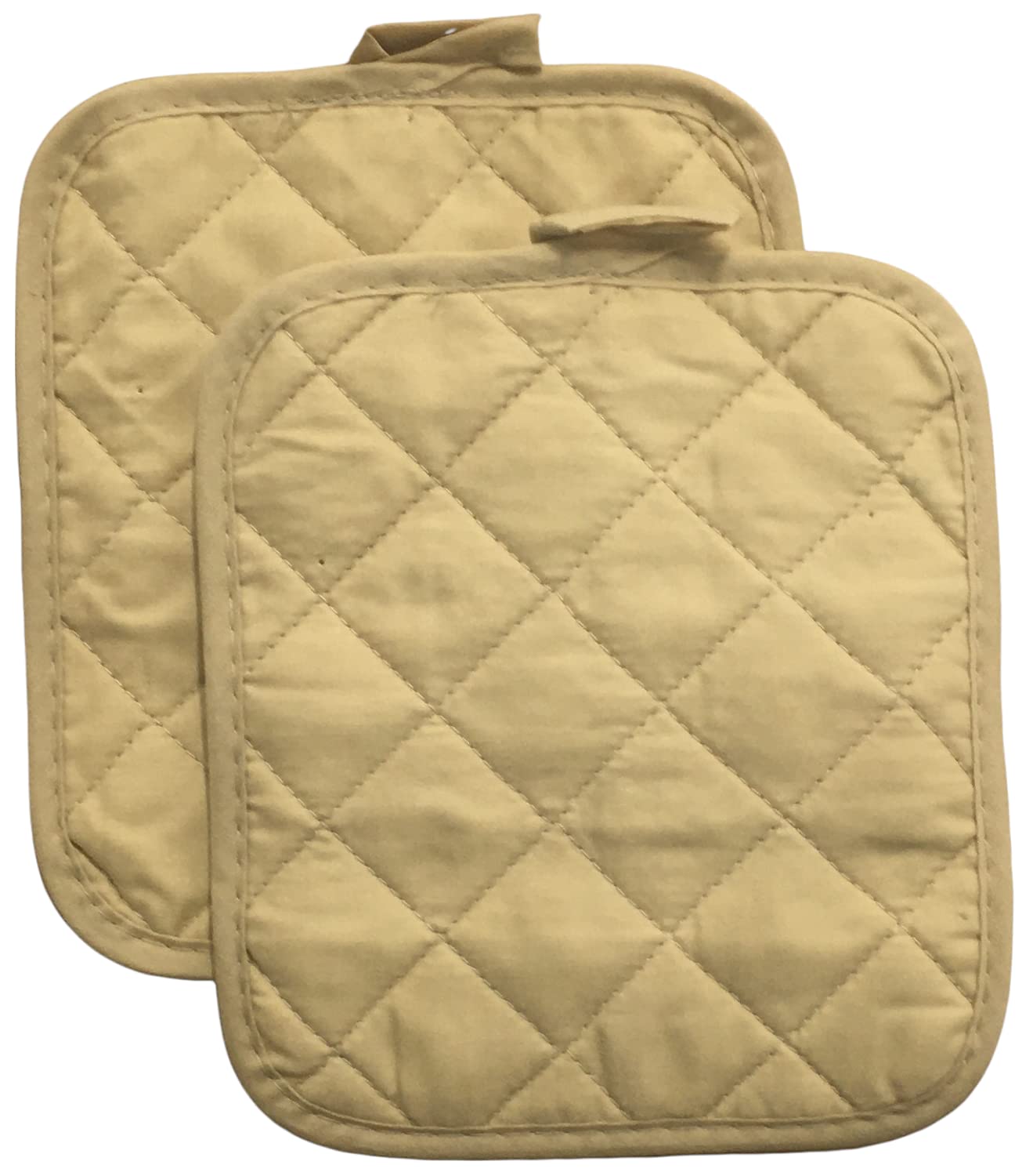 7-Piece Premium Cotton Kitchen Set - 2 Towels, 1 Oven Mitt, 2 Pot Holders, 2 Dishcloths (Tan) - Perfect for Cooking, Baking, and Everyday Kitchen Use