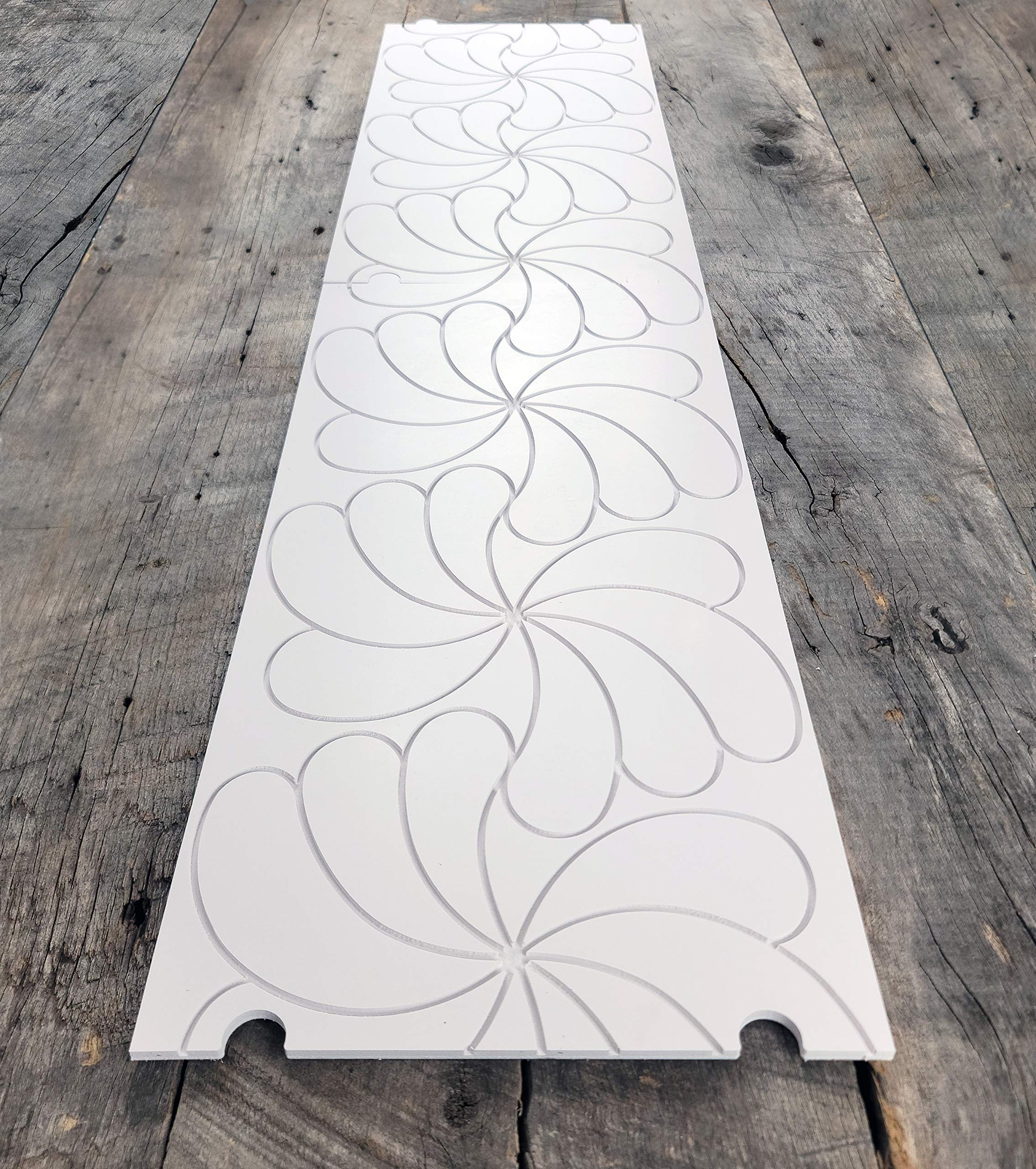 Groovy Patterns Fanning Feathers - Long Arm Quilting Designs for Quilts, Wall Hangings & Home Decor | Perfect for DIY Quilting Projects & Professional Use