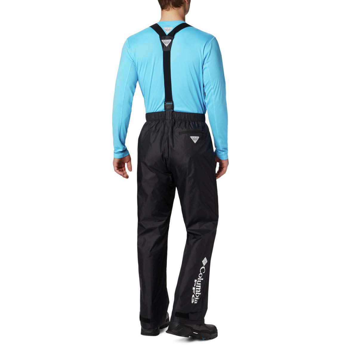 Columbia Men's PFG Storm™ Bib Pant - Waterproof Fishing Overalls for Outdoor & Work - Perfect for Fishing, Hunting, and Harsh Weather Conditions