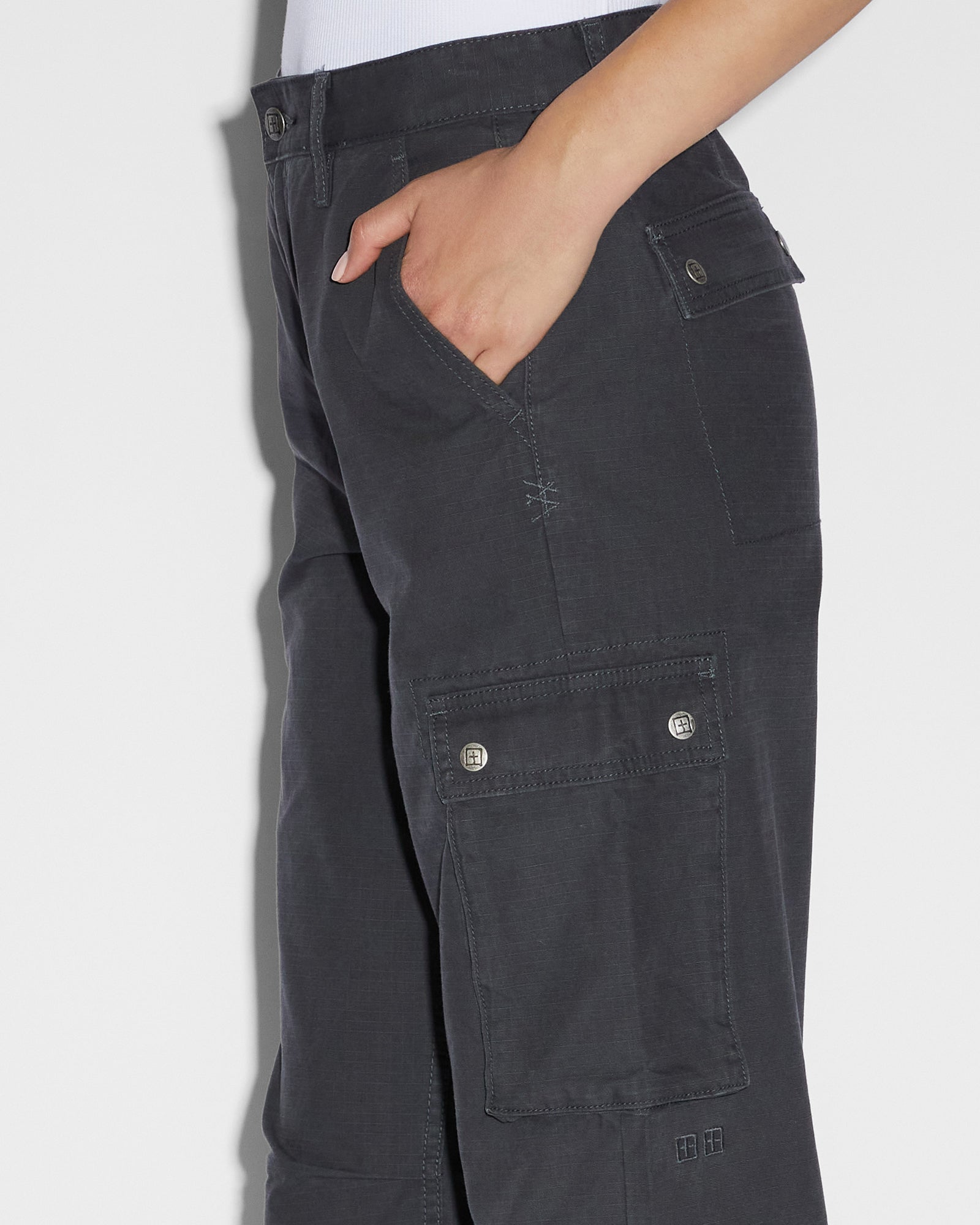 SQUAD CARGO CHARCOAL - Premium Men's Cargo Pants with Multiple Pockets | Durable & Comfortable for Outdoor, Hiking, Work & Casual Wear