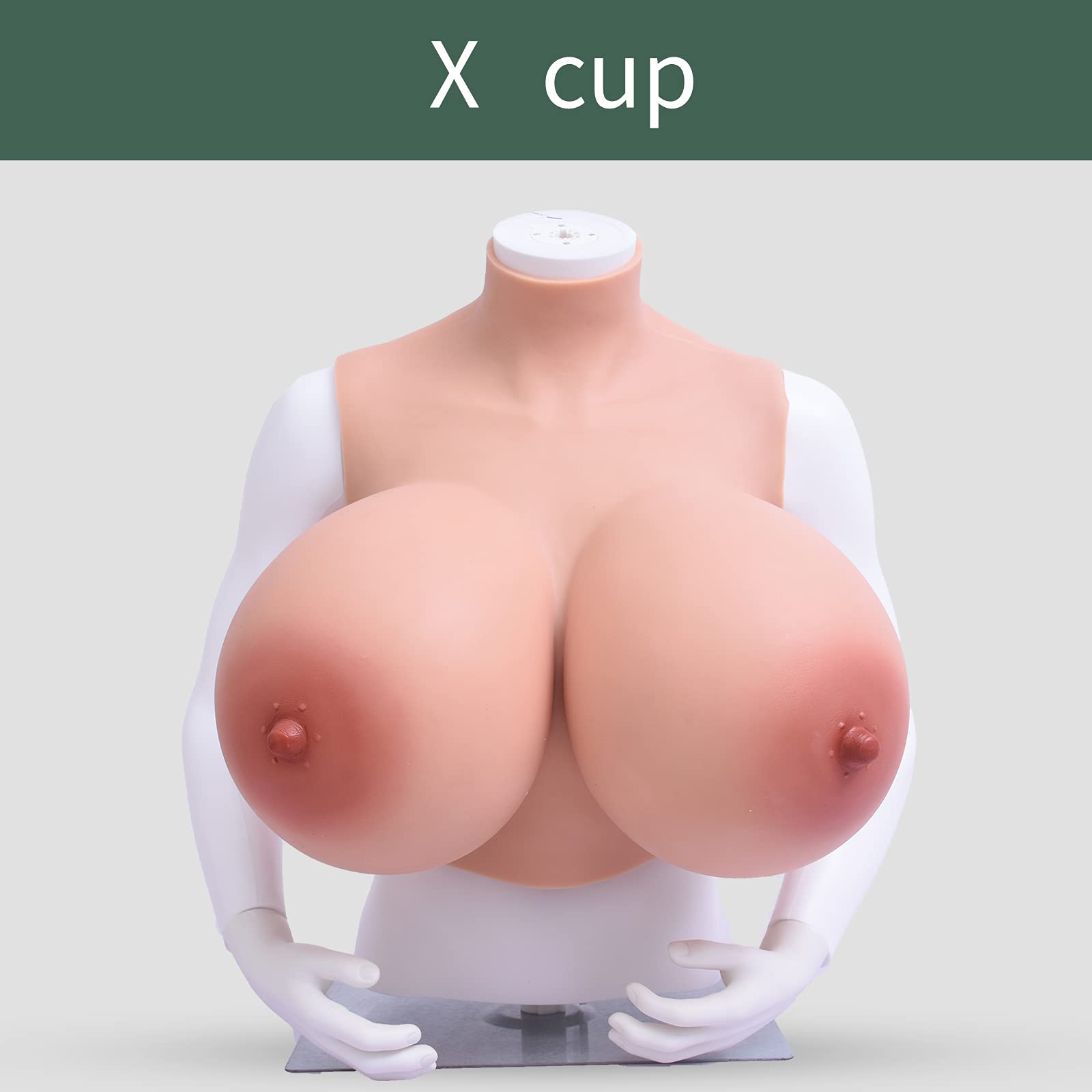 Premium Silicone Breastplate - Realistic Fake Boobs & Breast Forms for Crossdressing, Cosplay, and Drag Performances (Regular Version) - Perfect for Costumes, Halloween, and Gender Transformation