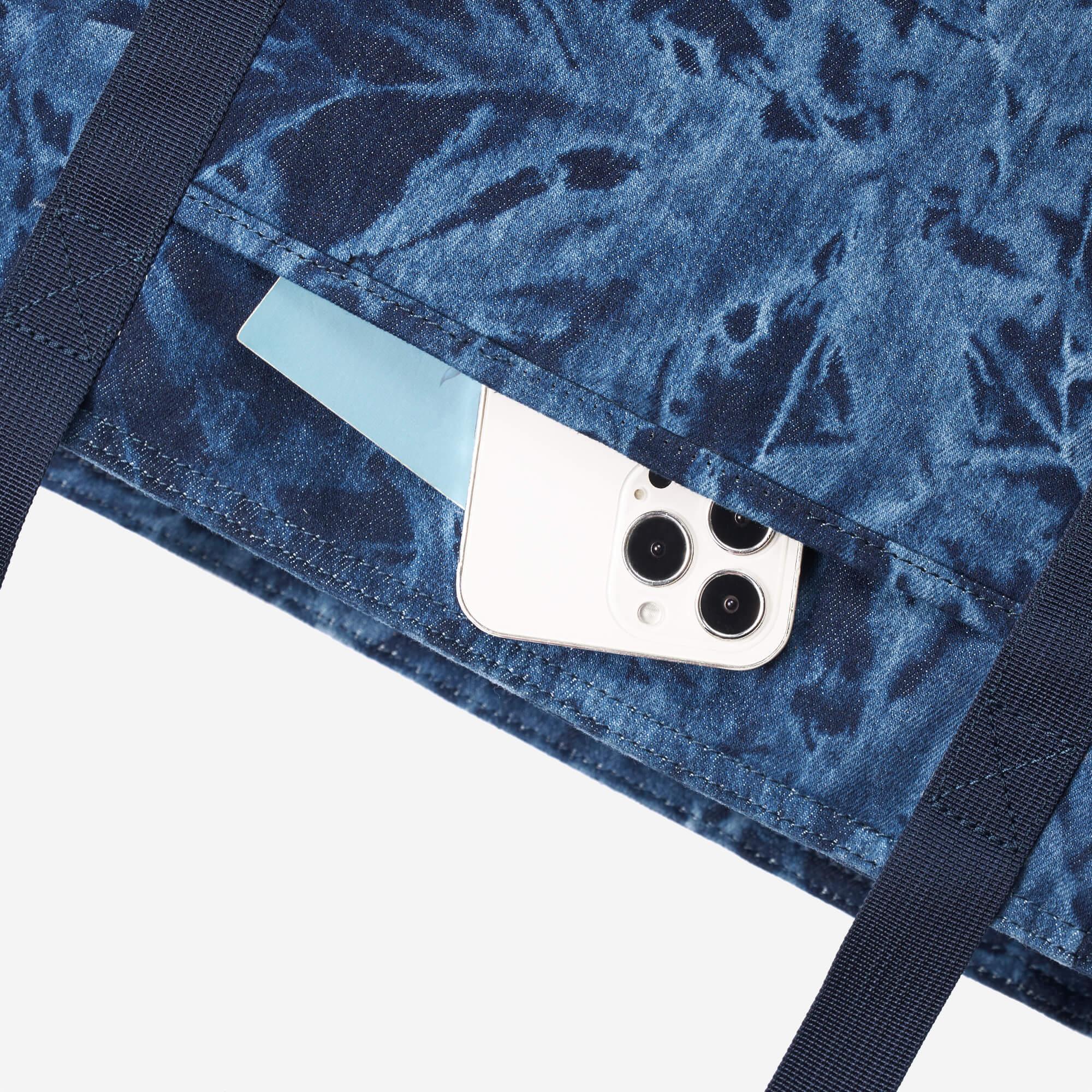 Young Tour Tote Bag - Eco-Friendly Recycled Fabric | Ocean Blue Color | Perfect for Beach, Travel & Shopping