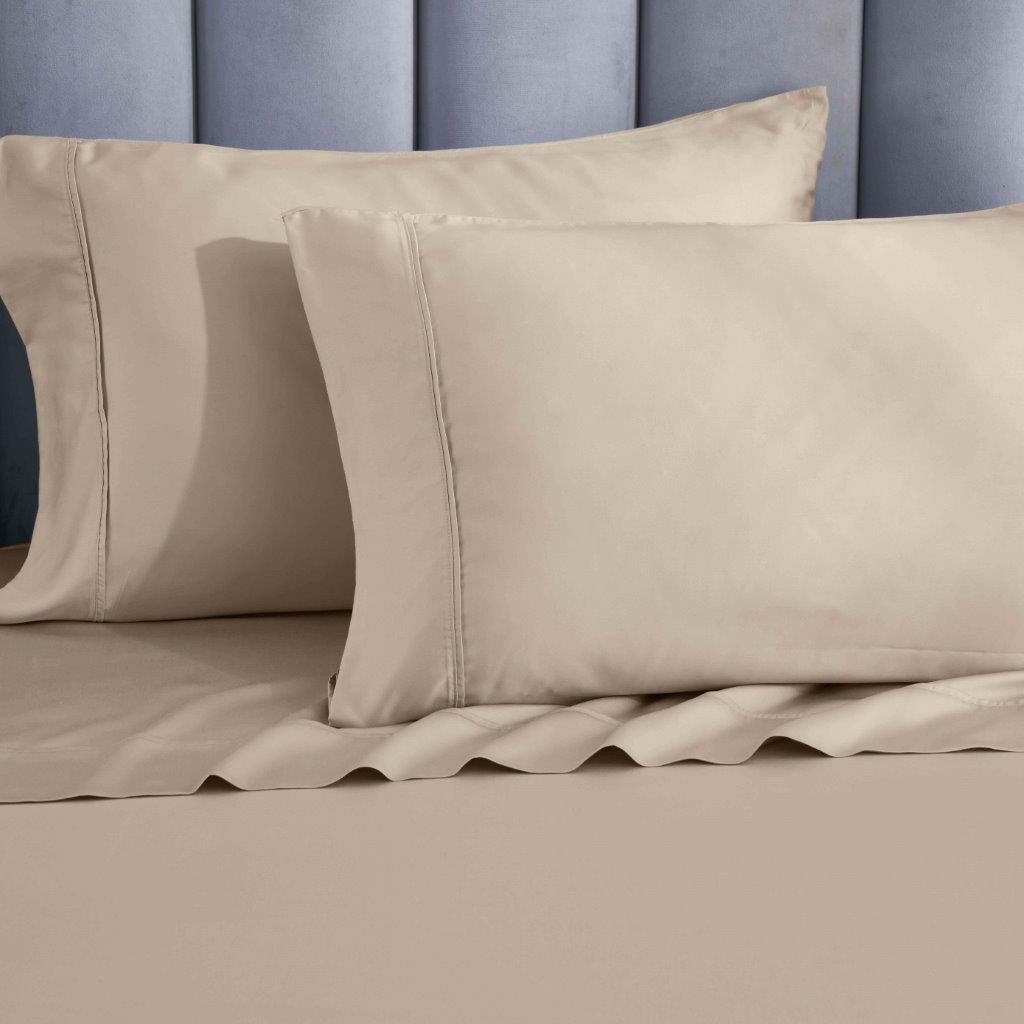 Premium 400 Thread Count Modal Pillowcase Set - Made from Beechwood Fiber - Cooling & Breathable for Hot Sleepers - Perfect for Bedroom, Hotel, and Travel Use