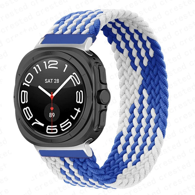 Stretchy Braided Solo Loop Bands for Samsung Galaxy Watch Ultra - Comfortable, Durable & Stylish for Workouts, Running & Everyday Wear