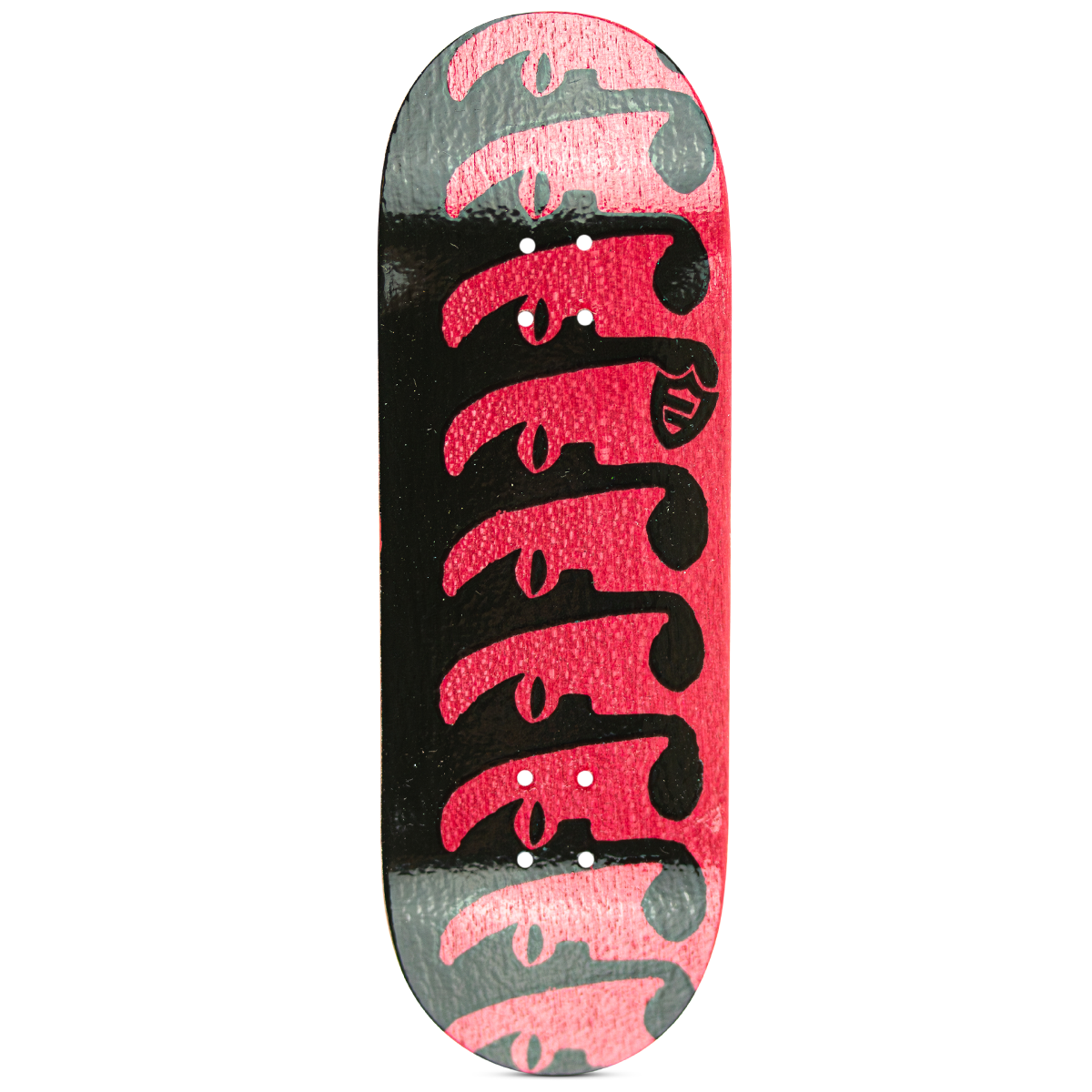 Blackriver Fingerboard Deck - Dark Magenta Flatface Artificial Time Tech Deck for Skateboard Enthusiasts - Perfect for Finger Skateboarding Tricks & Practice at Home or Office