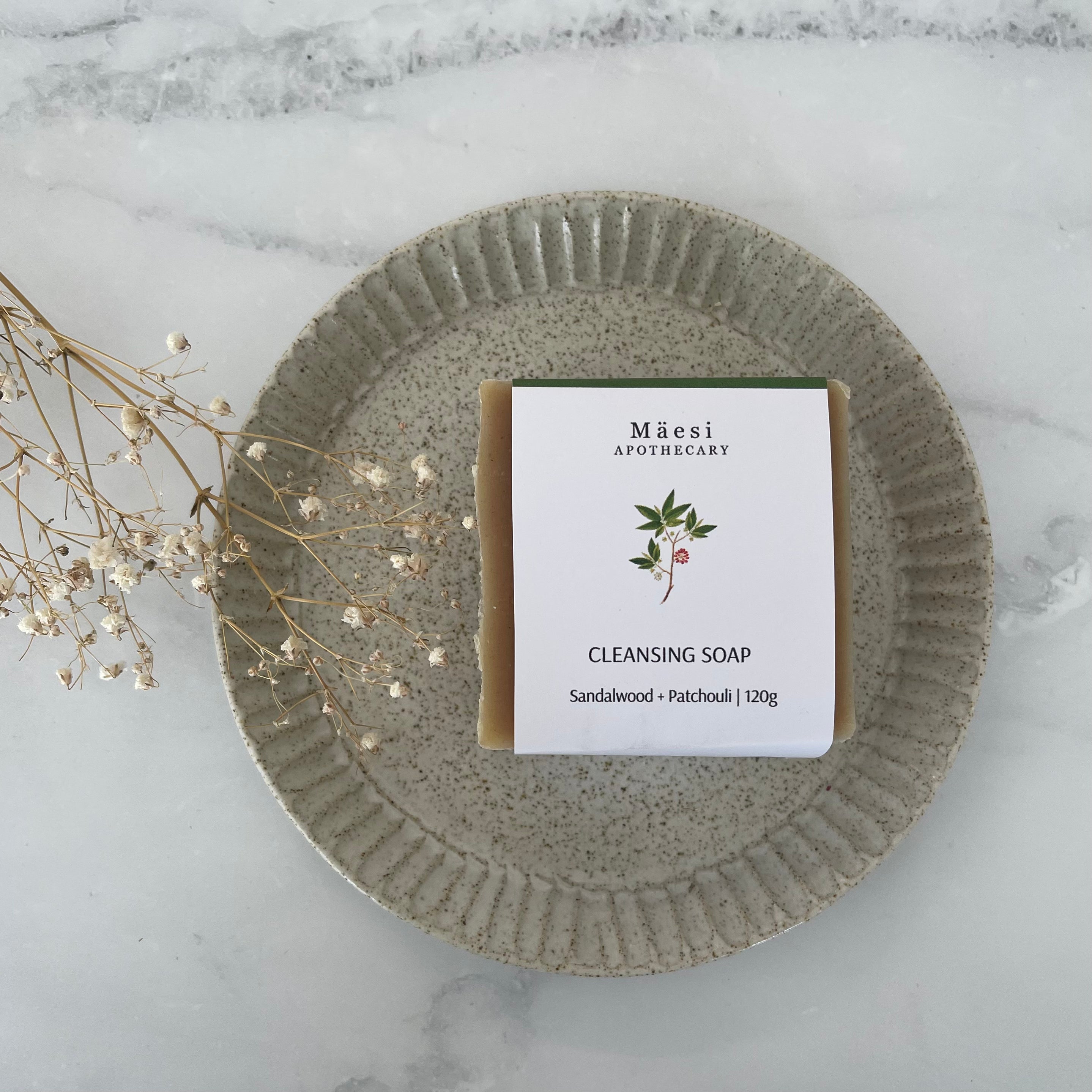 Natural Sandalwood & Patchouli Handmade Soap - Organic Aromatherapy Soap for Relaxation & Skin Care - Perfect for Spa, Bath & Gift Giving