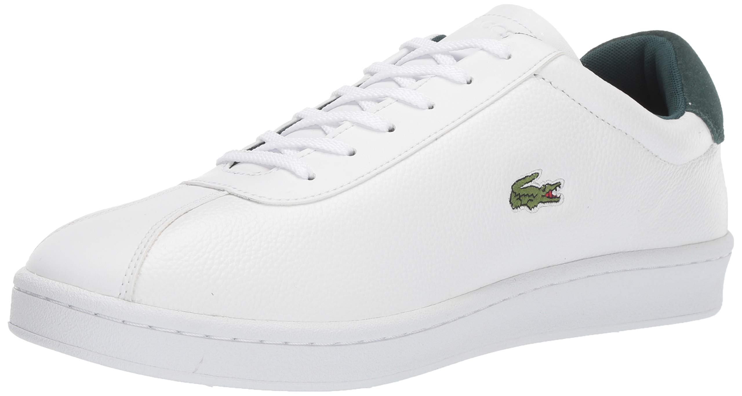 Lacoste Men's Masters Sneaker - Classic White Leather Tennis Shoes for Men | Comfortable Casual & Athletic Walking Shoes | Perfect for Gym, Work, and Everyday Wear