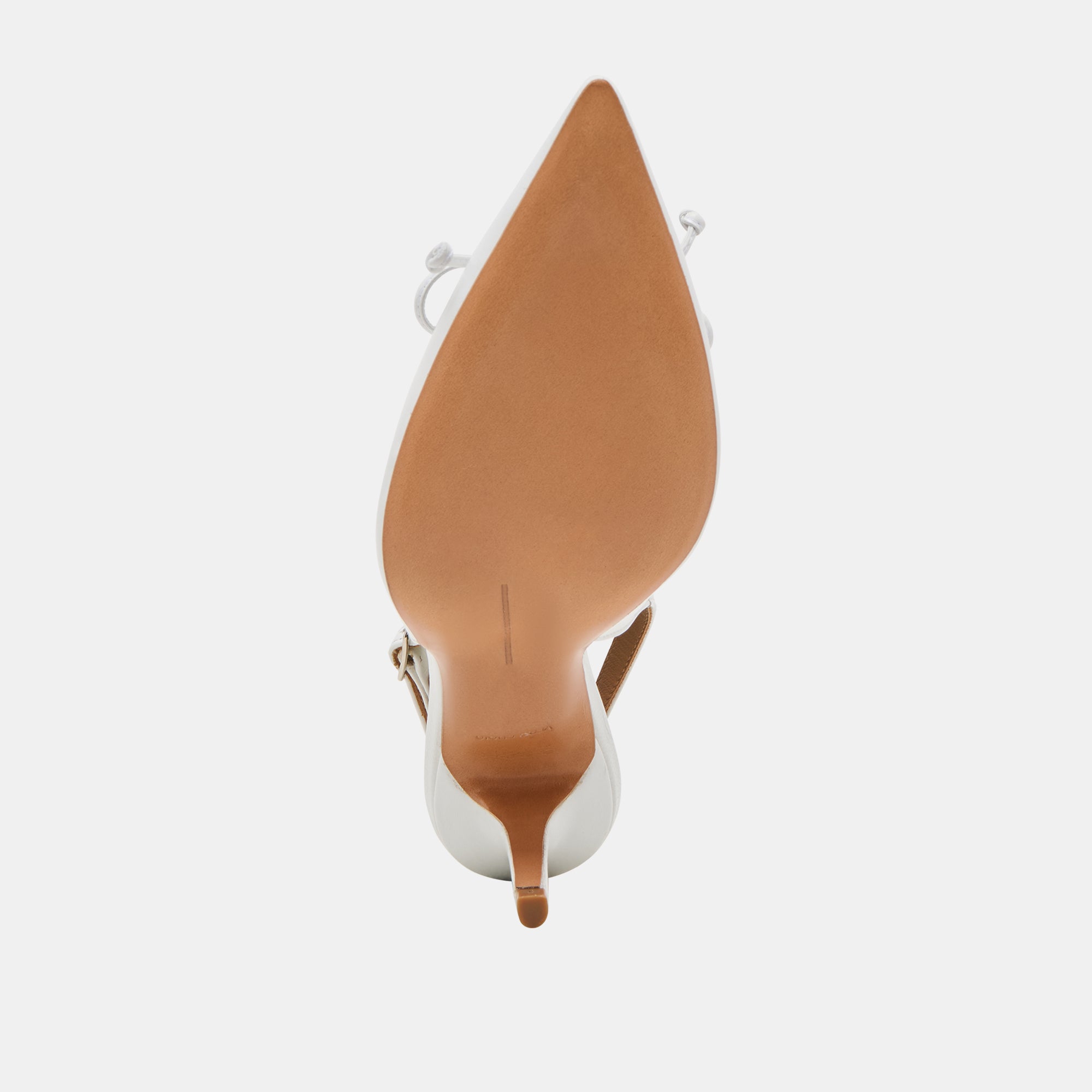 GEENA Women's White Leather Heels - Elegant High Heels for Parties, Weddings & Evening Events