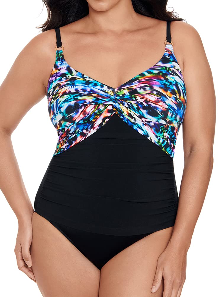 Longitude Women's One Piece Swimsuit - Soft Cup Tank Lingerie Style Beachwear for Swimming, Sunbathing & Vacation | Plus Size Bathing Suit for Pool, Beach & Resort