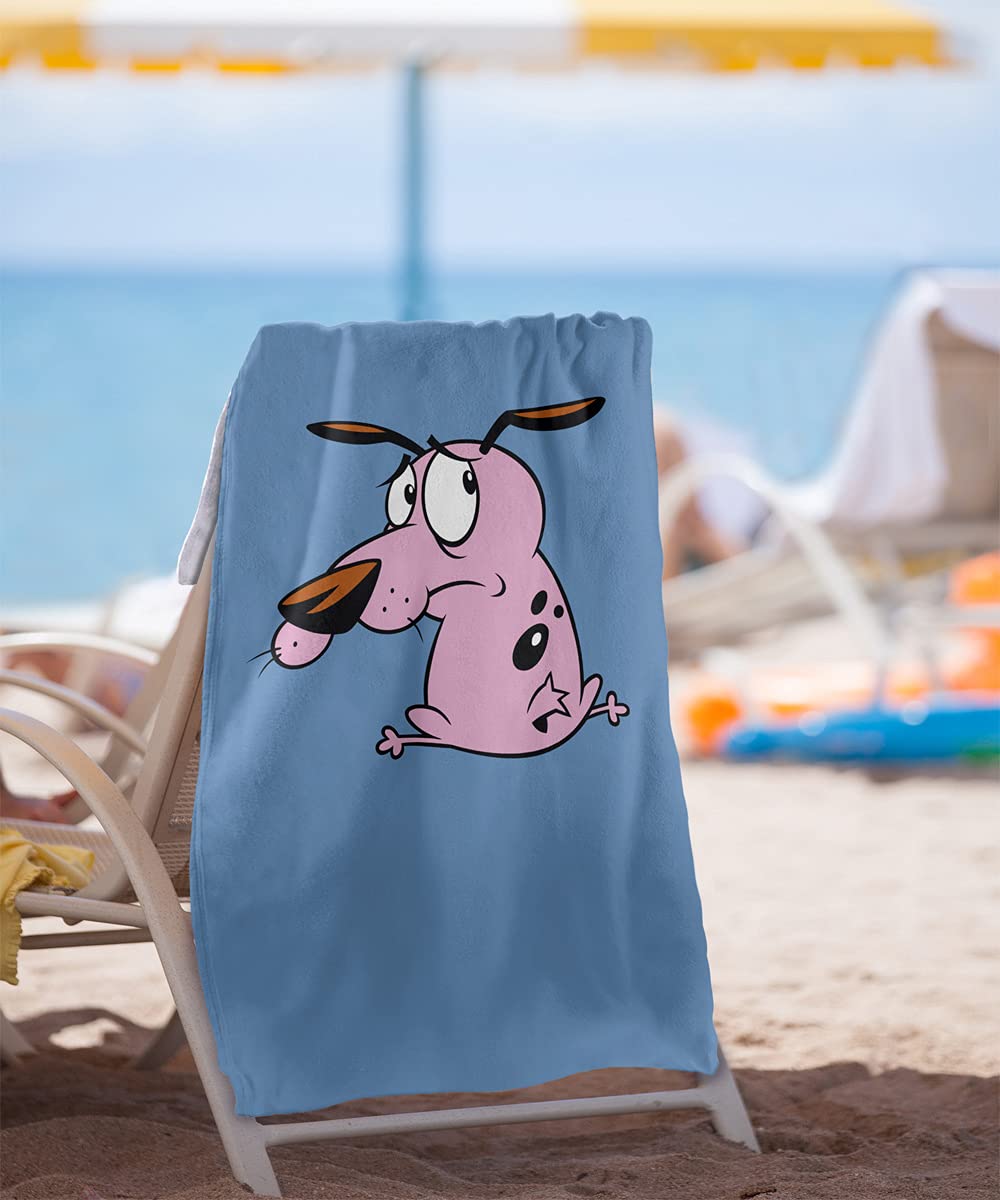 LOGOVISION Courage The Cowardly Dog Beach Towel 30